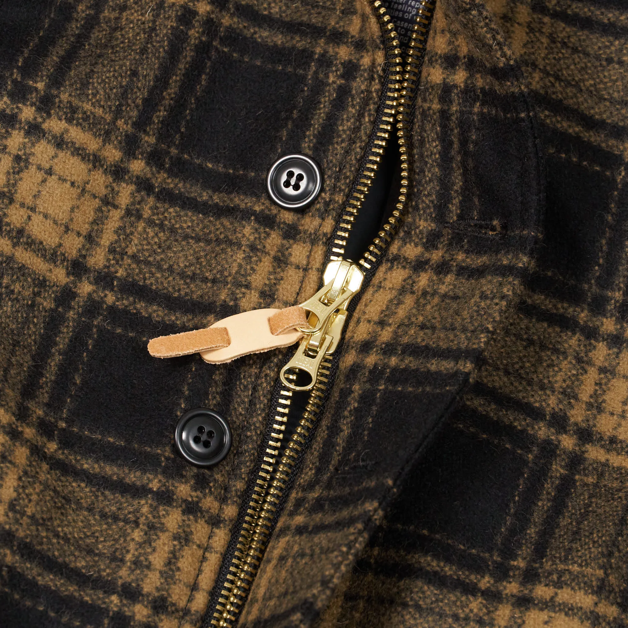Manifattura Ceccarelli Wool Plaid N-1 Deck Jacket sold by DeeCee style product image thumbnail 5