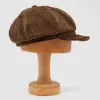 Black Sign Corduroy 8 Panel Newsboy Cap sold by DeeCee style