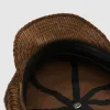 Black Sign Corduroy 8 Panel Newsboy Cap sold by DeeCee style