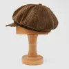 Black Sign Corduroy 8 Panel Newsboy Cap sold by DeeCee style