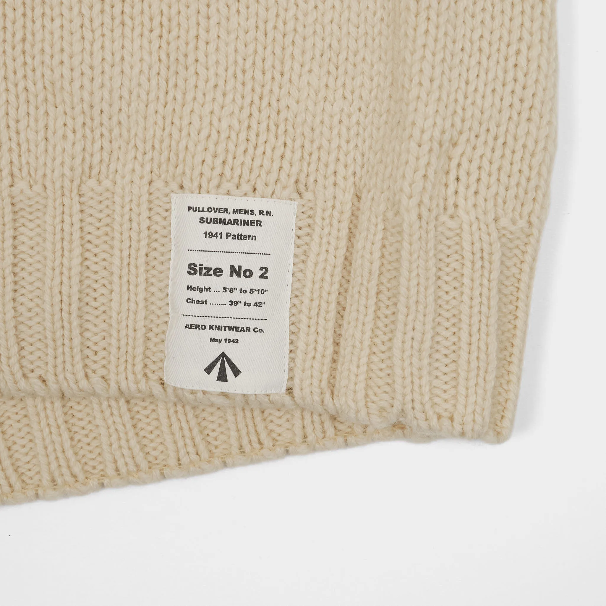 Aero Leather Rollneck Submariner Shetland Pullover sold by DeeCee style product image thumbnail 5