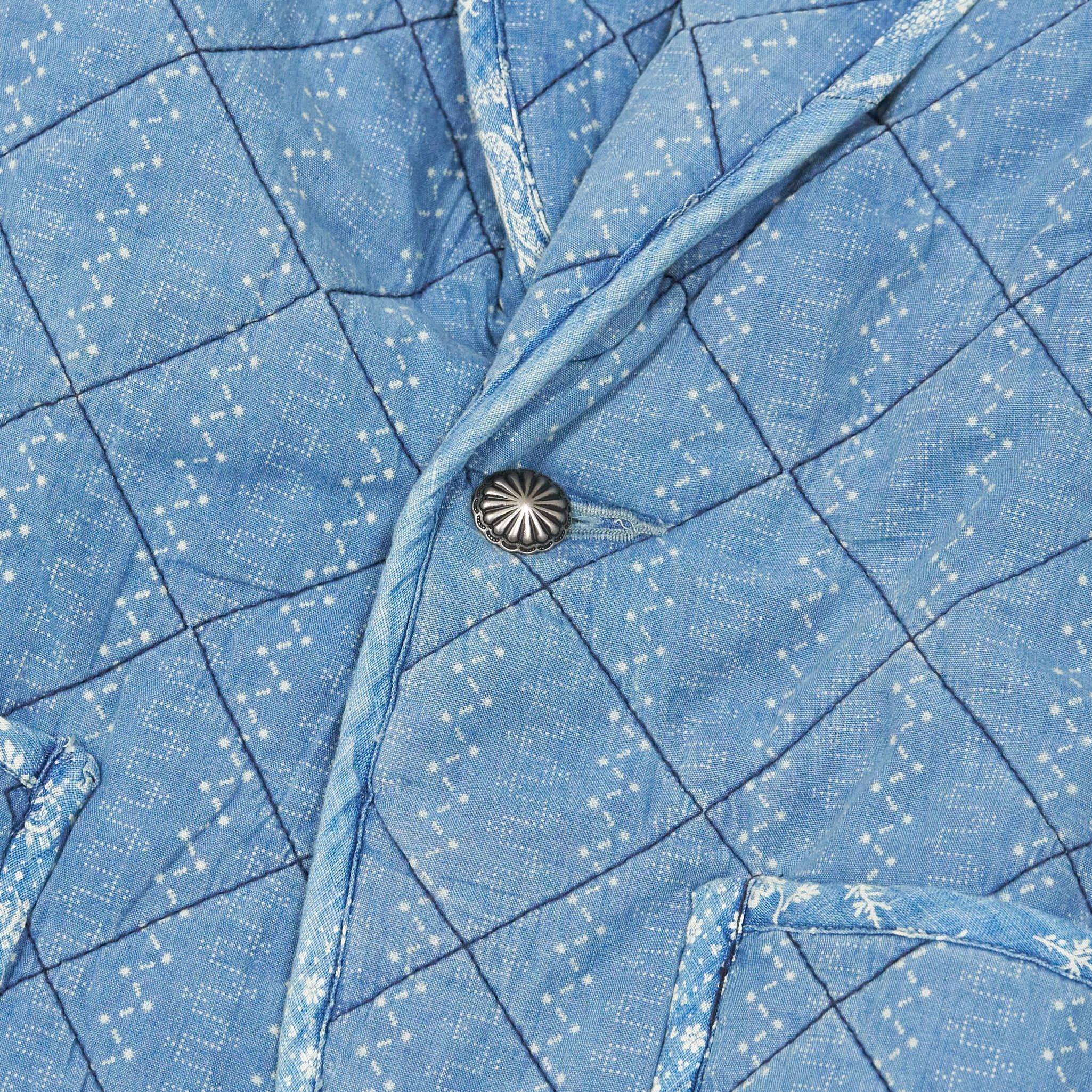 Double RL Quilted Indigo Cotton Jacket sold by DeeCee style product image thumbnail 5