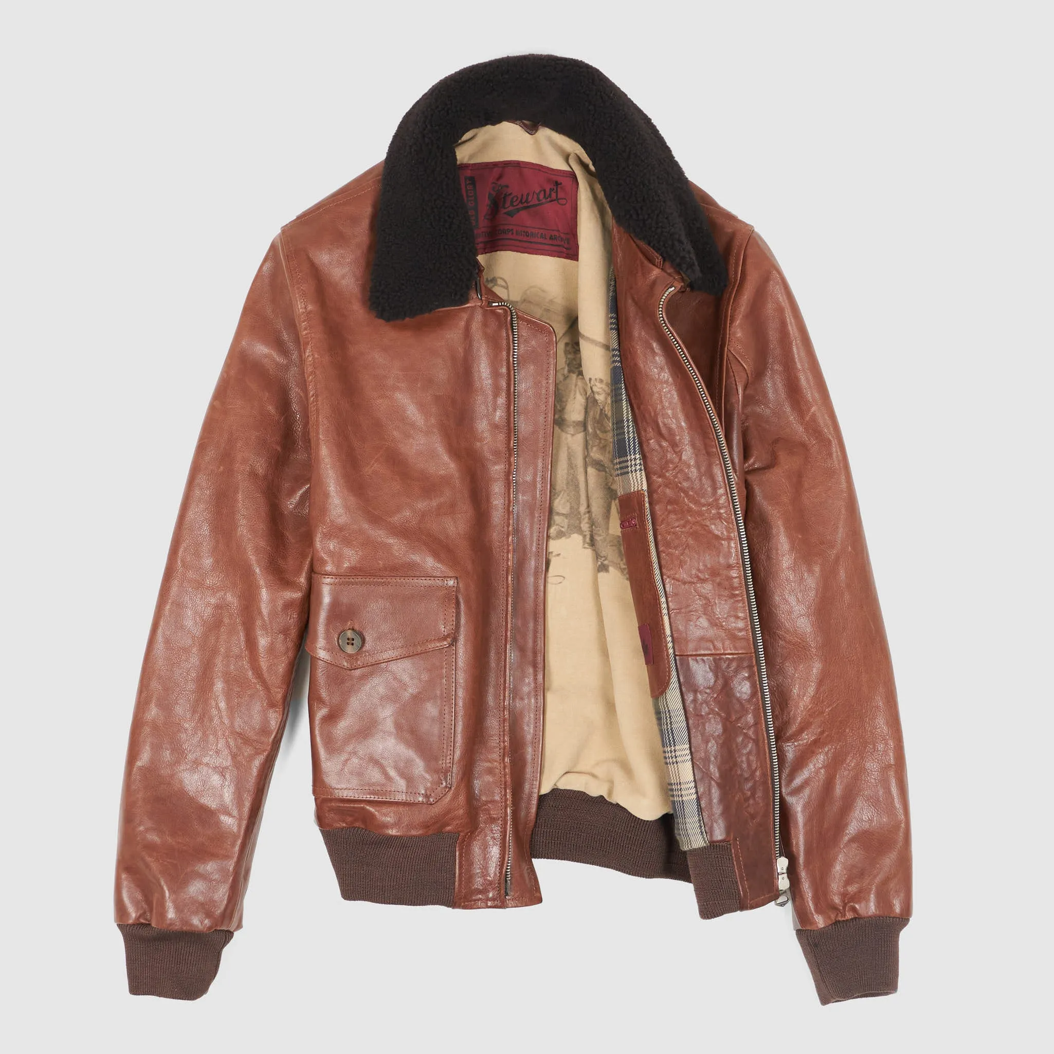 Stewart Buffalo Skipper Flight Jacket sold by DeeCee style product image thumbnail 2