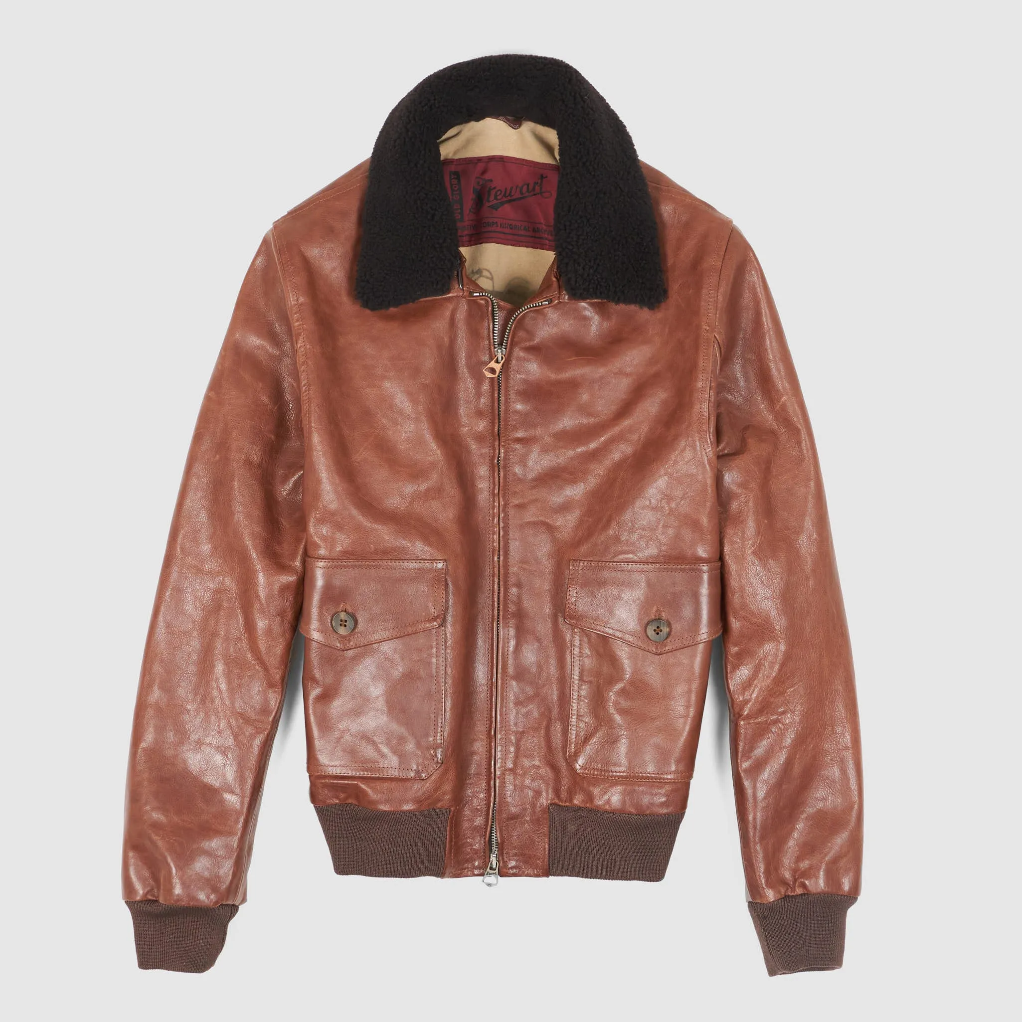 Stewart Buffalo Skipper Flight Jacket sold by DeeCee style