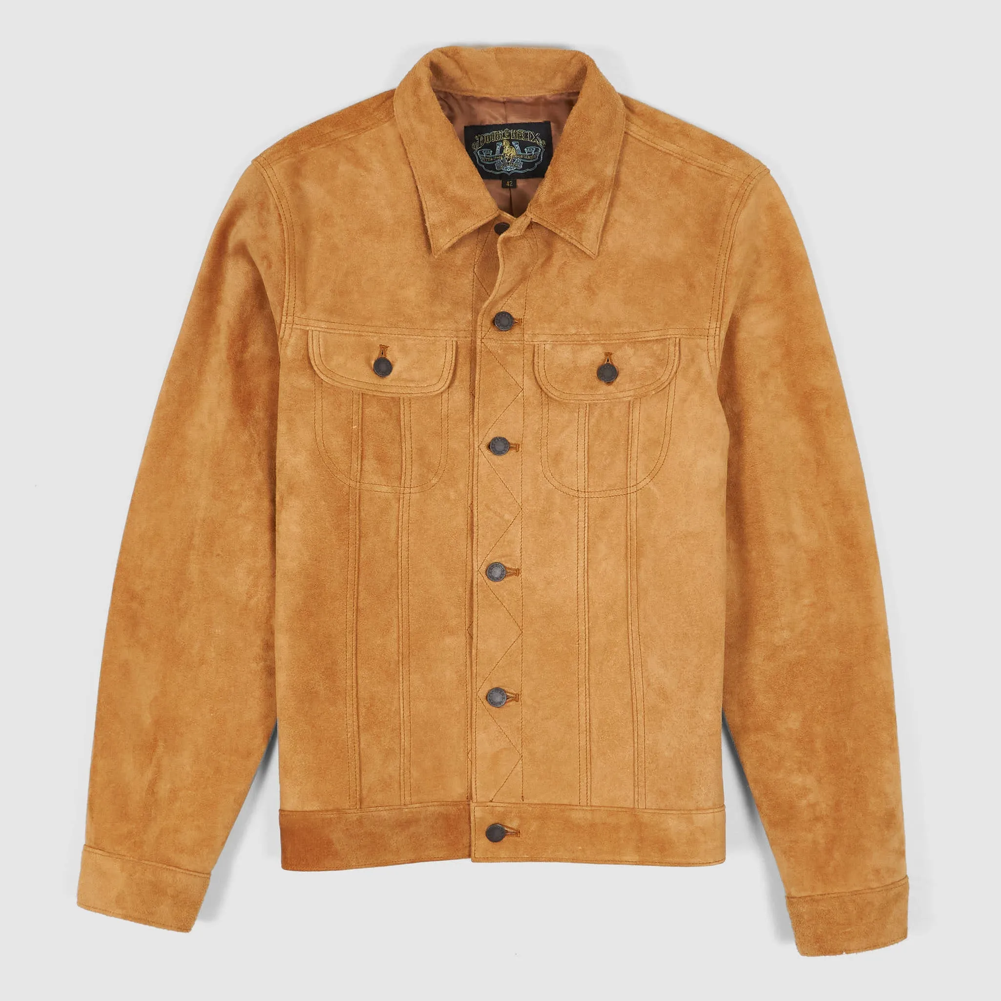 Double Helix The Boxer Leather Trucker Jacket sold by DeeCee style