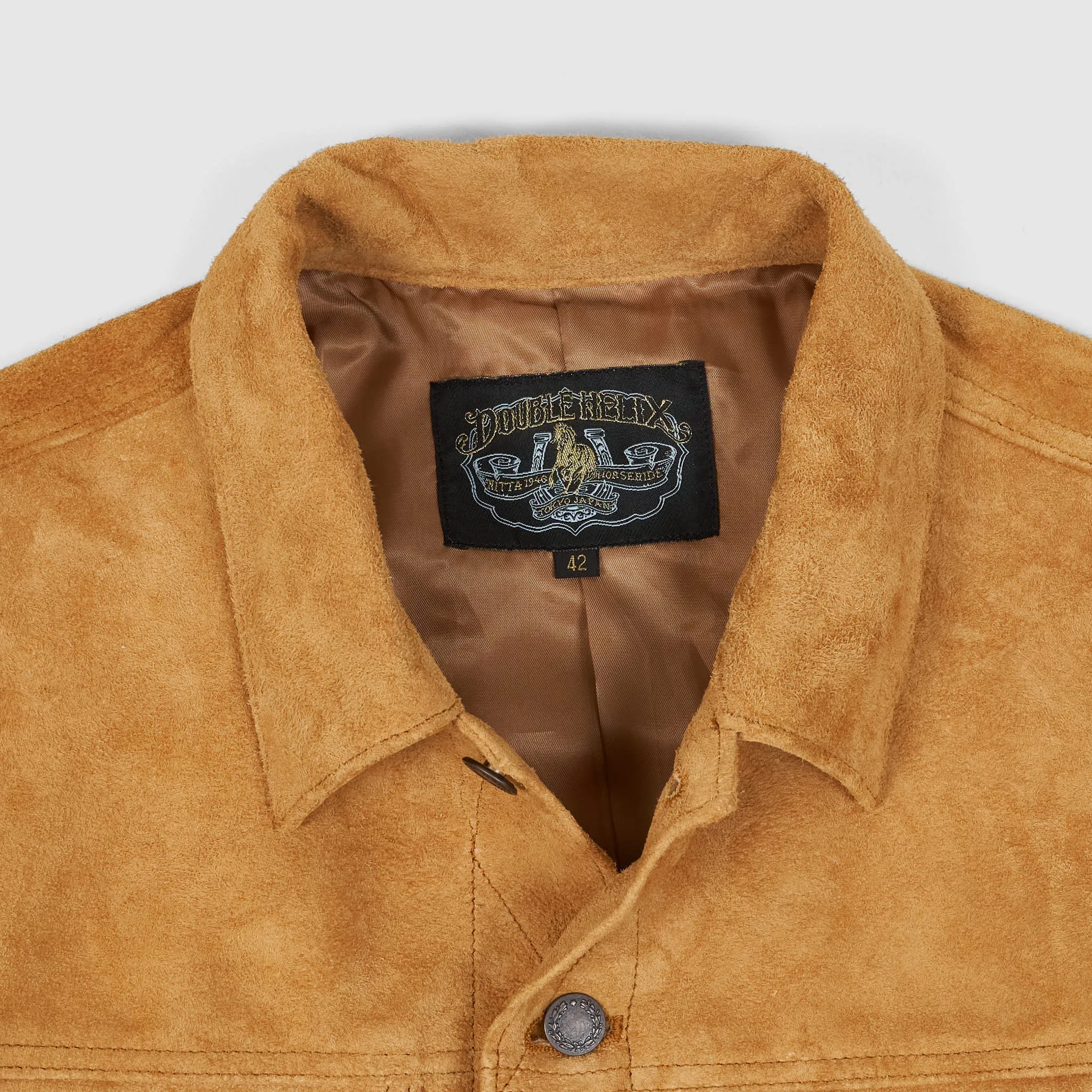 Double Helix The Boxer Leather Trucker Jacket sold by DeeCee style product image thumbnail 5