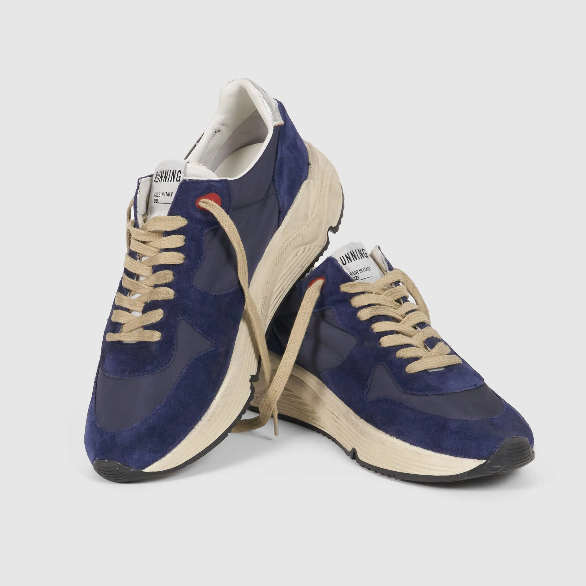 Golden Goose Running Sole Blue Mustard White Sneakers sold by DeeCee style product image thumbnail 3