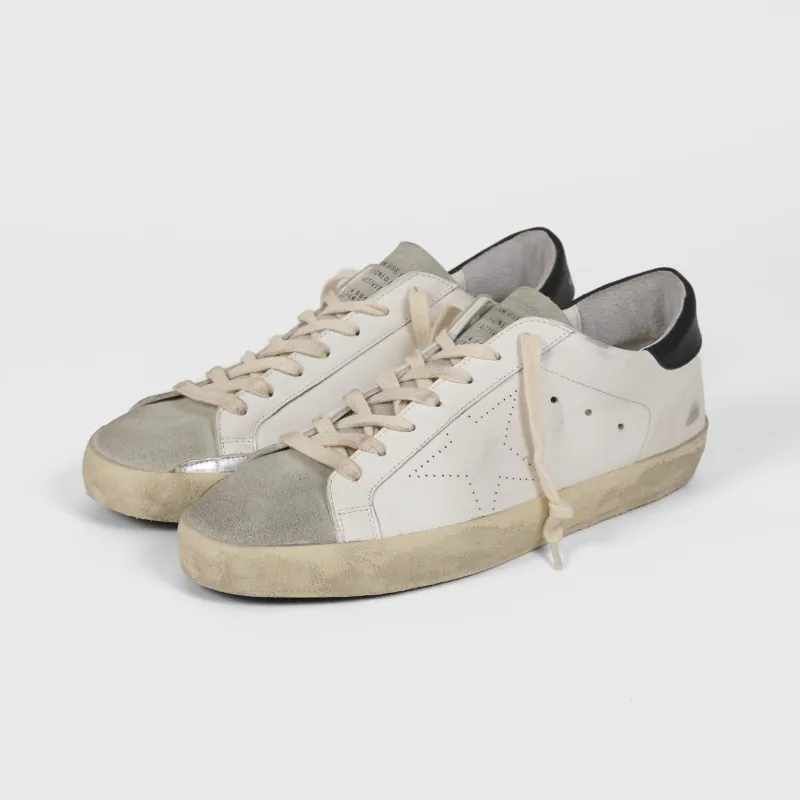 Golden Goose Superstar White Ice Black Sneakers sold by DeeCee style