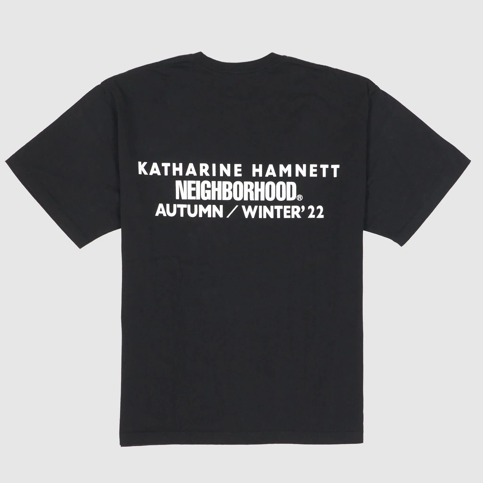 Neighborhood x Katharine Hamnett «No War» Crew Neck T-Shirt sold by DeeCee style product image thumbnail 2