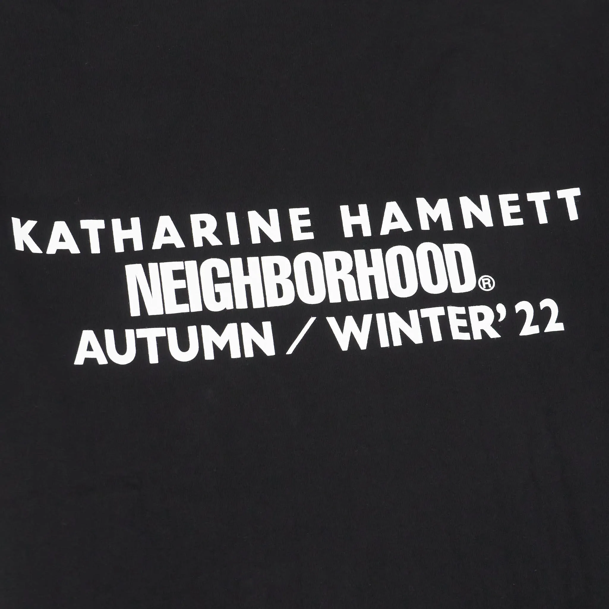 Neighborhood x Katharine Hamnett «No War» Crew Neck T-Shirt sold by DeeCee style product image thumbnail 4
