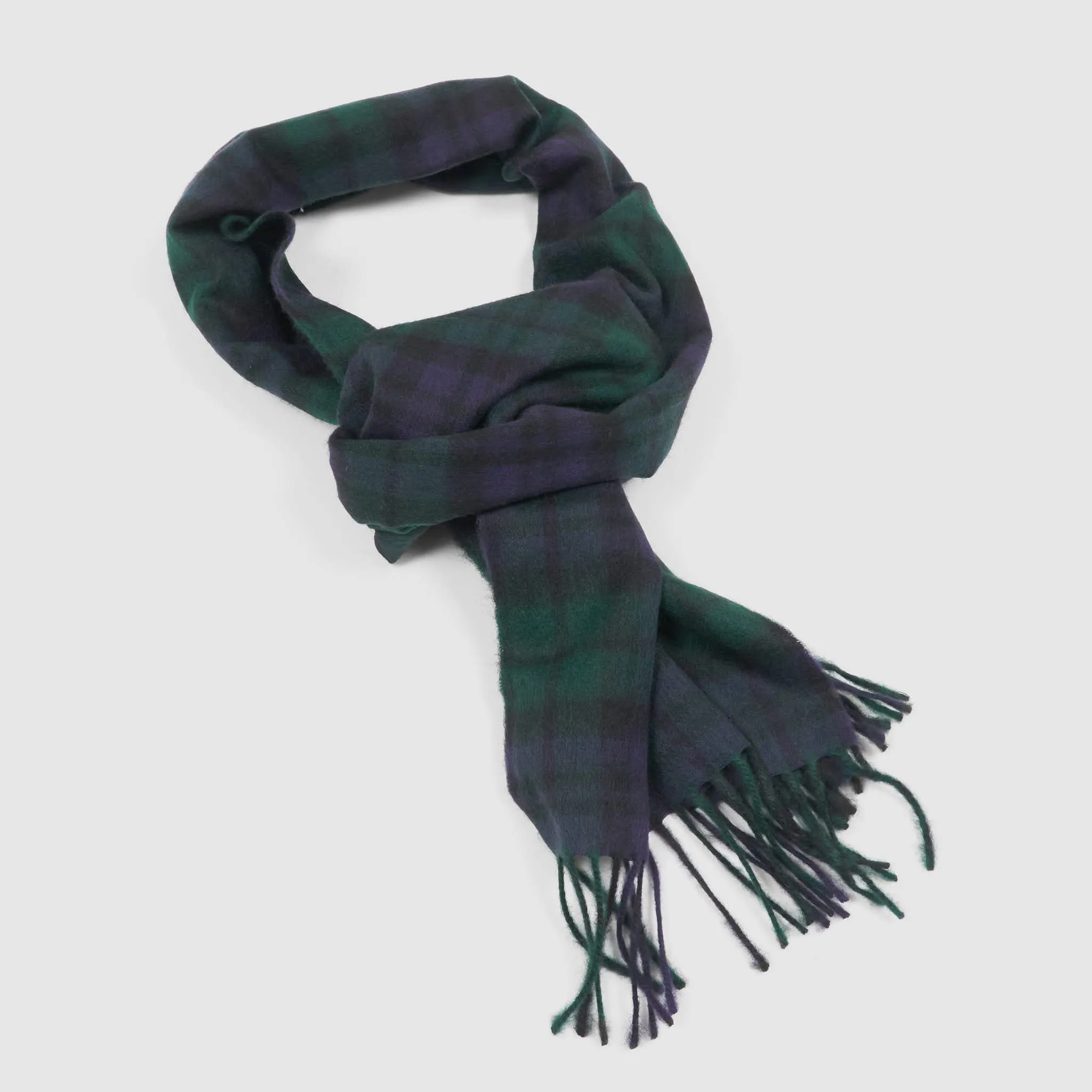 Double RL Plaid Cashmere Scarf sold by DeeCee style product image thumbnail 2