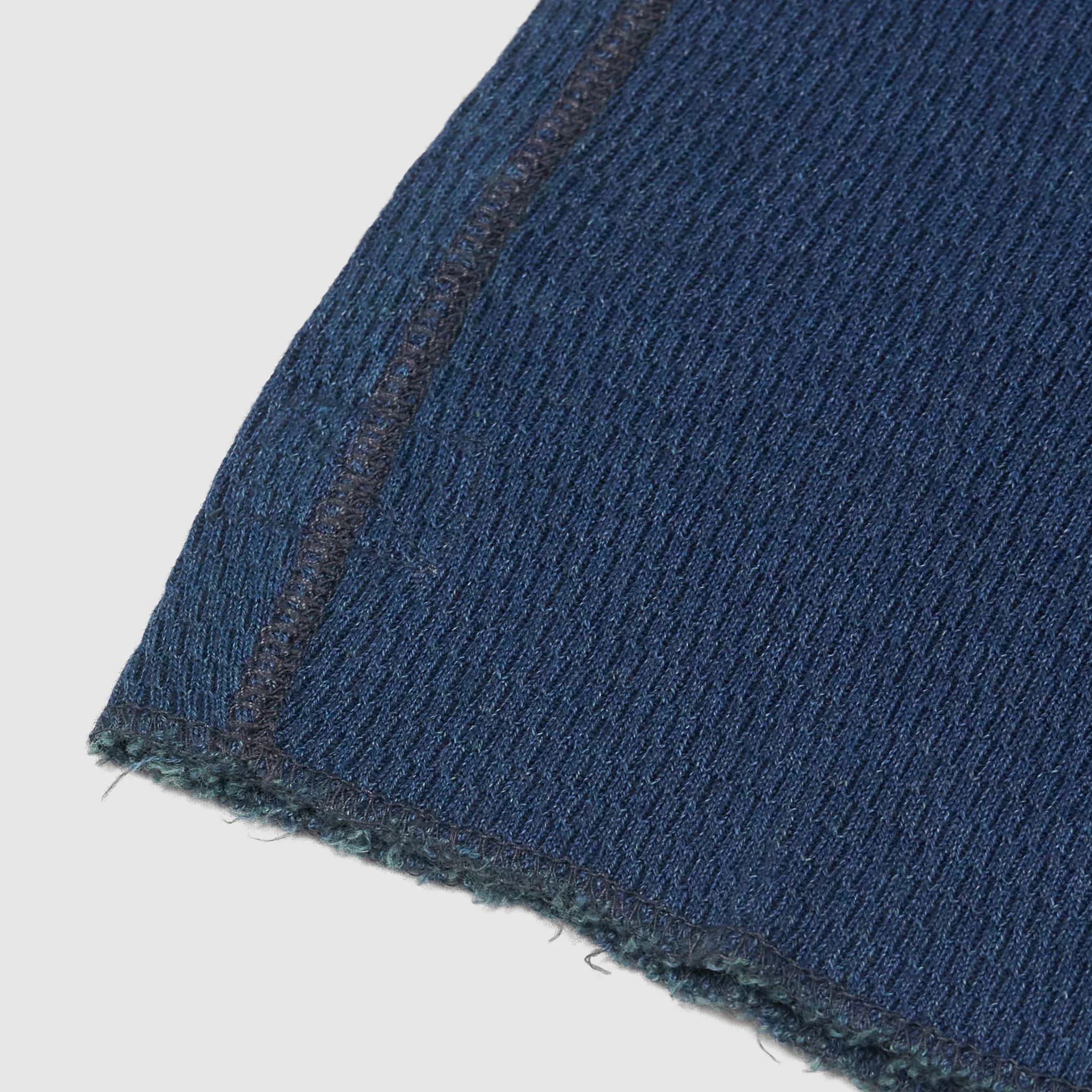 Double RL Long Sleeve Crew Neck Indigo Jacquard - Knit Waffle T-Shirt sold by DeeCee style product image thumbnail 5