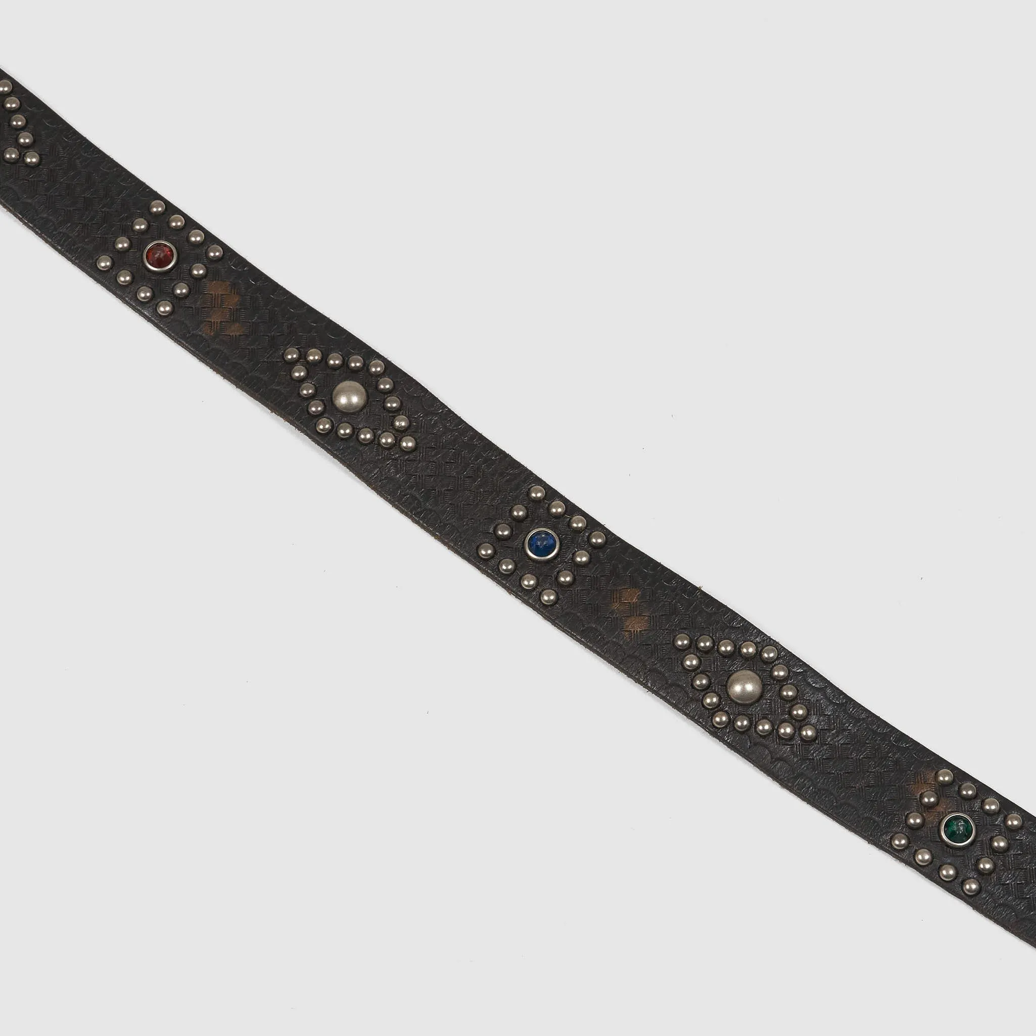 Double RL Studded Leather Belt sold by DeeCee style product image thumbnail 5