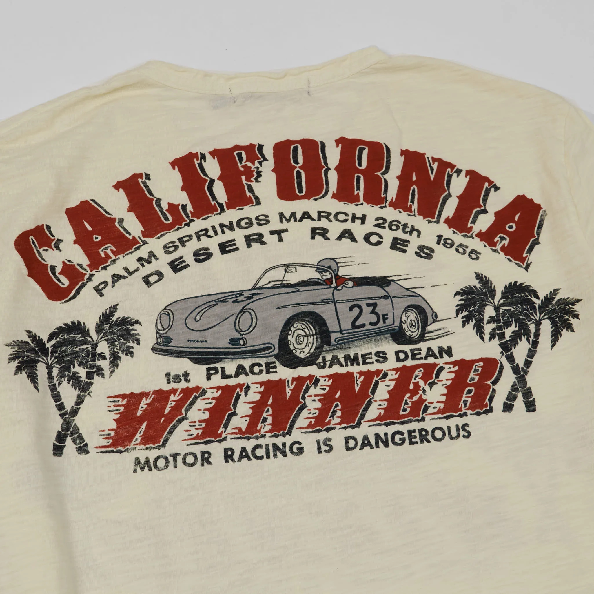 Johnson Motors Inc. California Desert Races Crew Neck T-Shirt sold by DeeCee style product image thumbnail 3