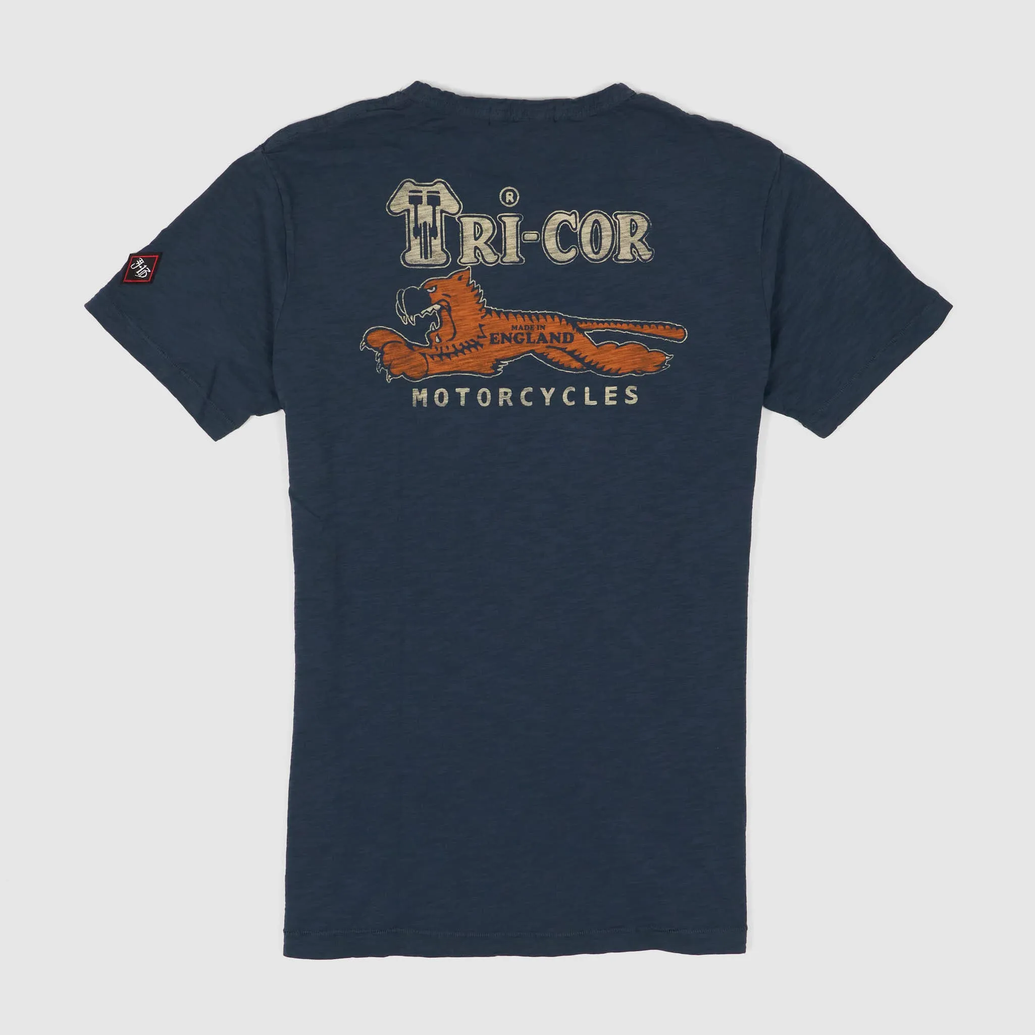 Johnson Motors Inc. Tri-Cor Motorcycles Crew Neck T-Shirt sold by DeeCee style product image thumbnail 2