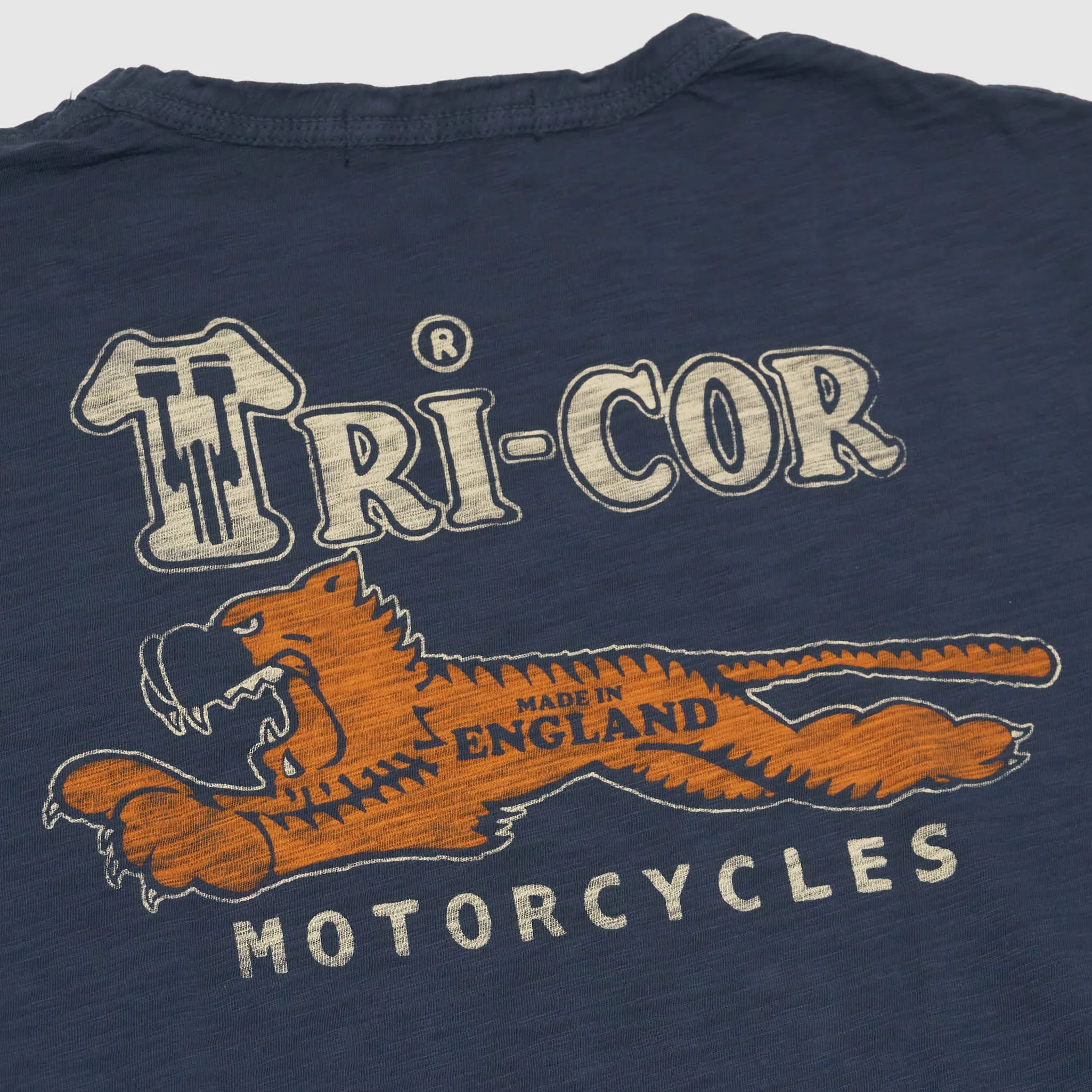 Johnson Motors Inc. Tri-Cor Motorcycles Crew Neck T-Shirt sold by DeeCee style product image thumbnail 3
