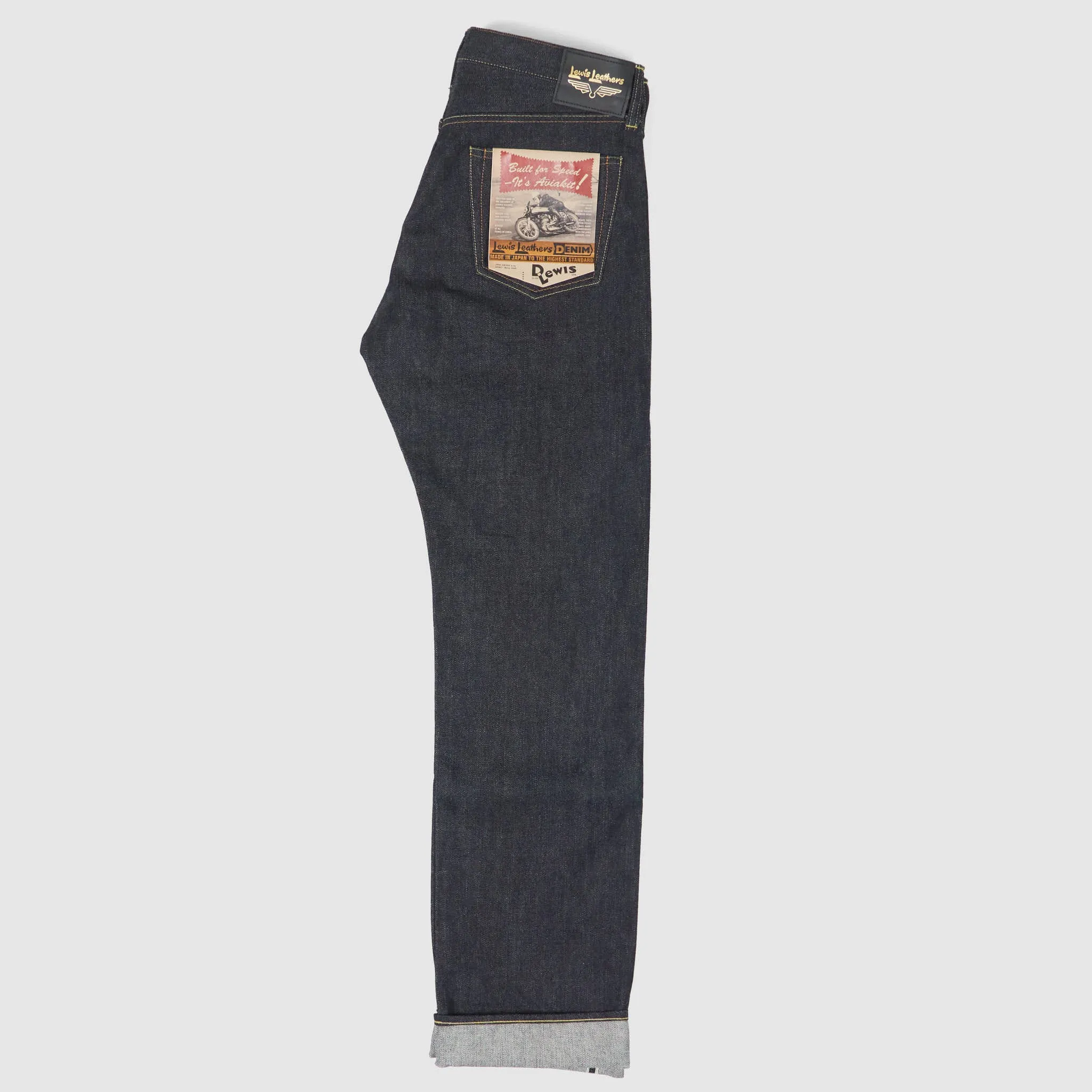Lewis Leathers 15oz Straight Selvage Denim Jeans sold by DeeCee style product image thumbnail 2