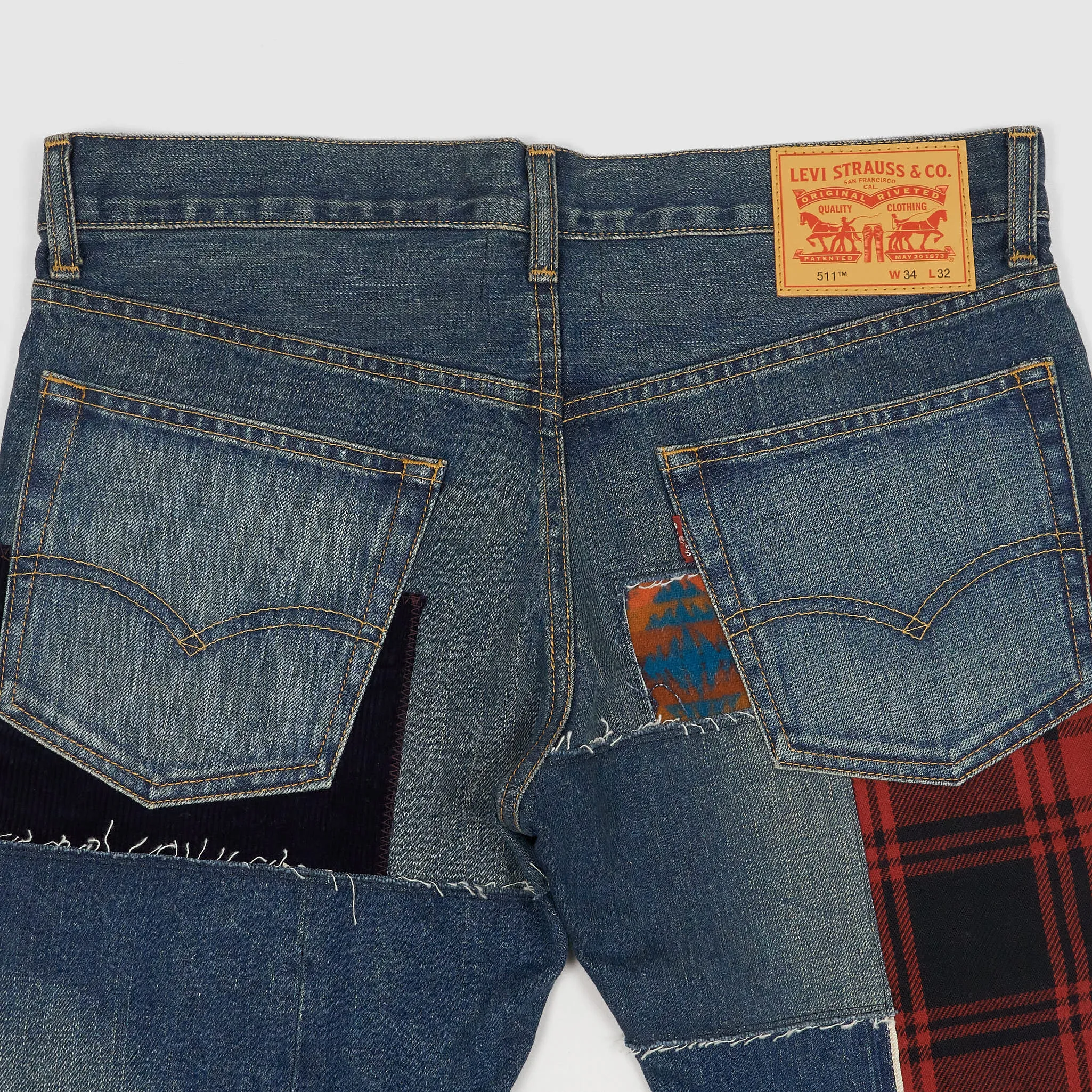 Junya Watanabe Man x Pendleton x Levi's® 511™ Denim Jeans sold by DeeCee style product image thumbnail 5