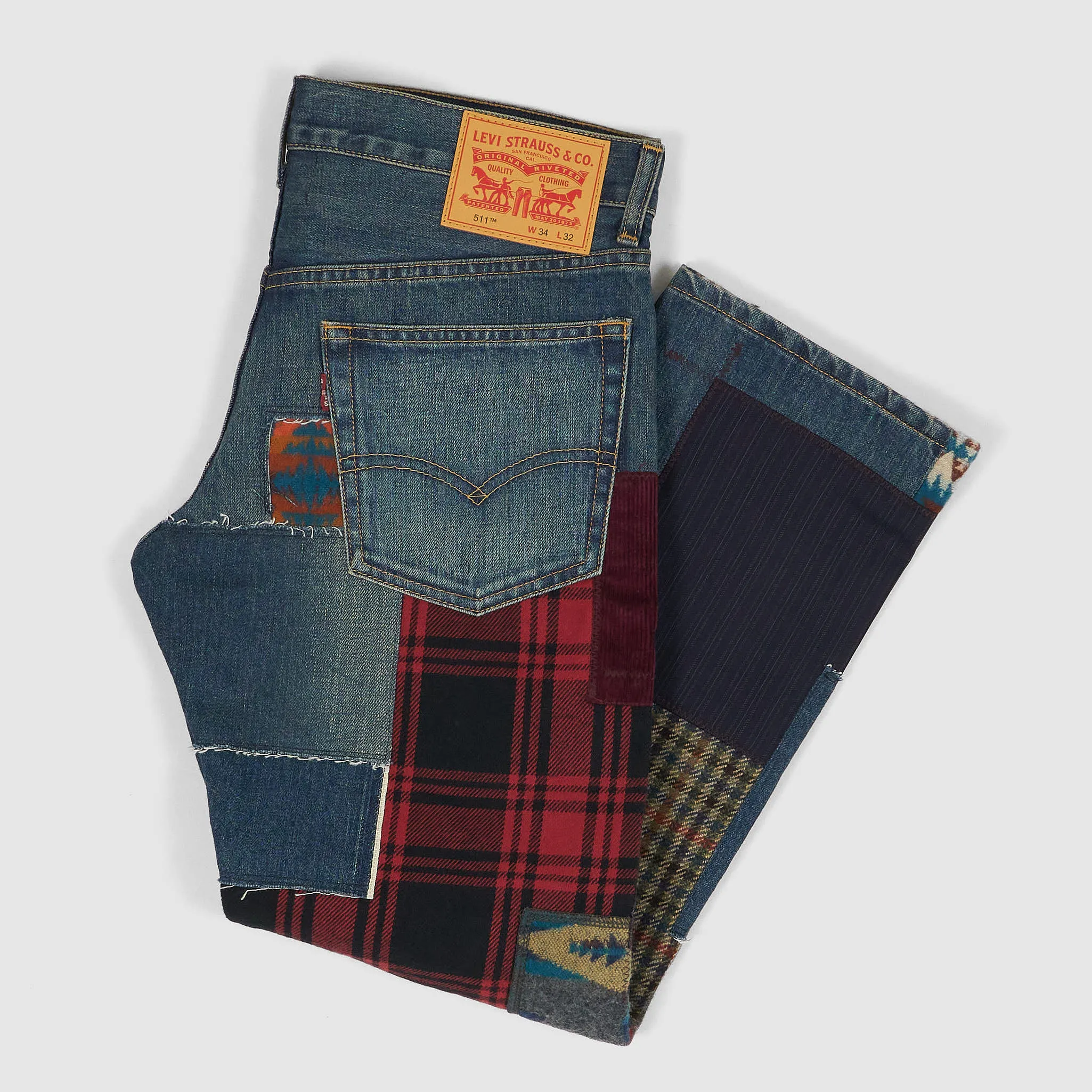 Junya Watanabe Man x Pendleton x Levi's® 511™ Denim Jeans sold by DeeCee style product image thumbnail 2