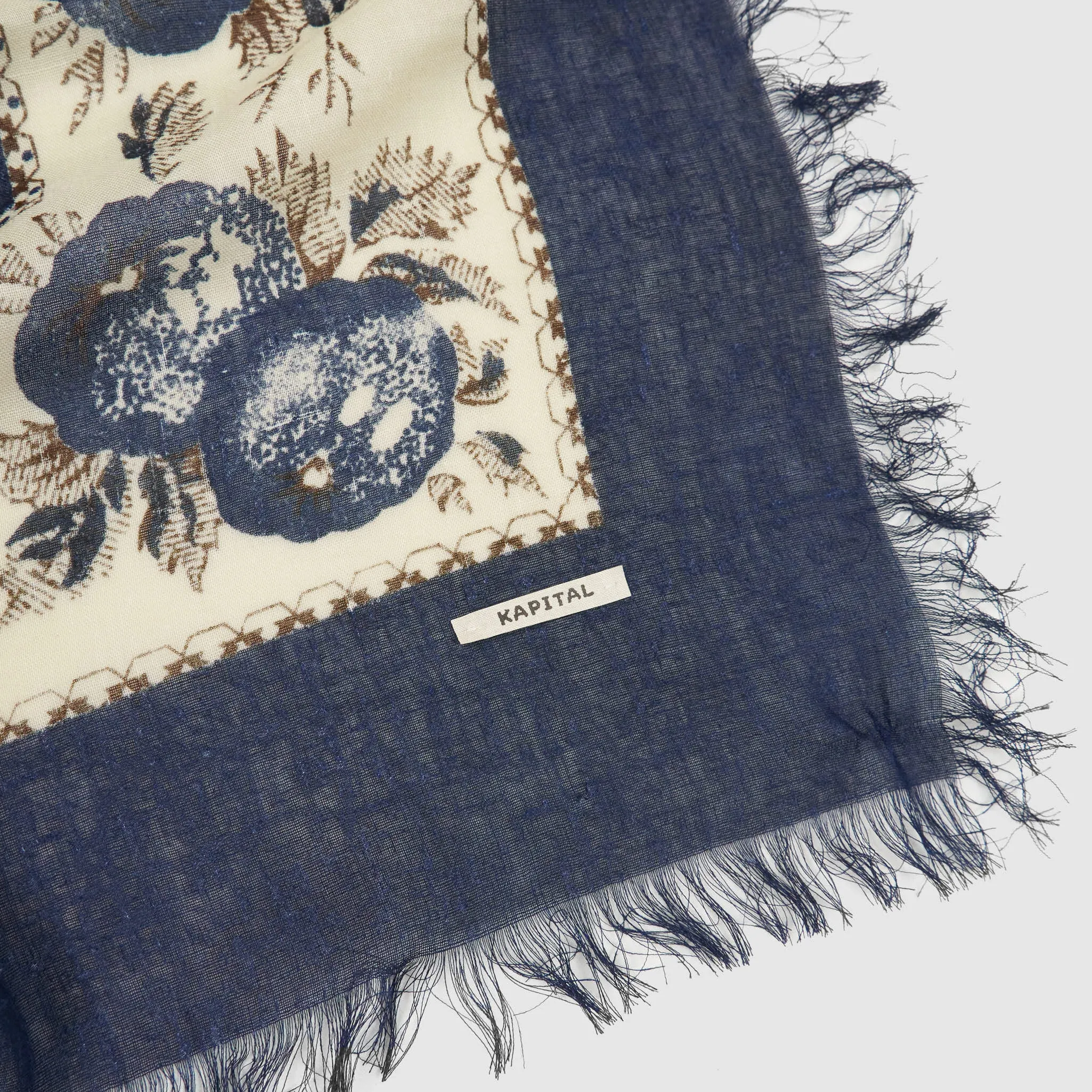 Kapital Big Fringe Stole Persimmon Scarf sold by DeeCee style product image thumbnail 5