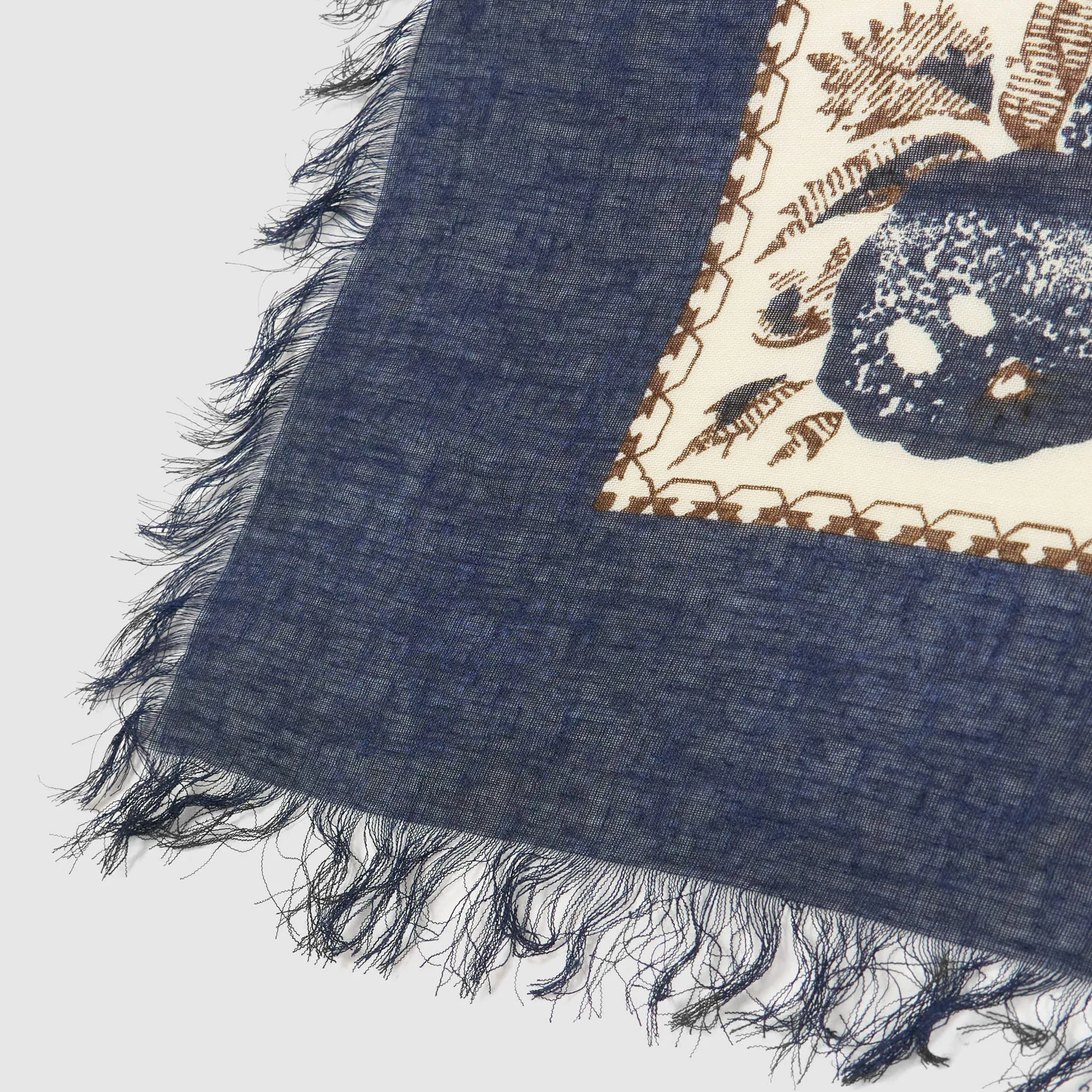 Kapital Big Fringe Stole Persimmon Scarf sold by DeeCee style product image thumbnail 4