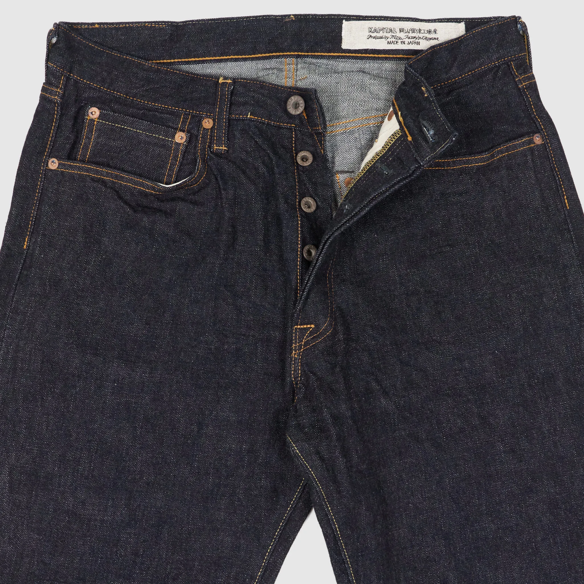 Kapital 5-Pocket 14oz Loose Fitted Red Selvage Denim Jeans sold by DeeCee style product image thumbnail 3