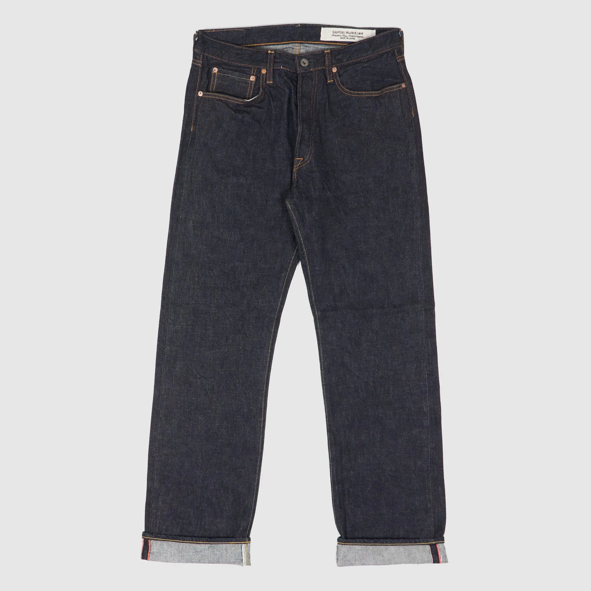 Kapital 5-Pocket 14oz Loose Fitted Red Selvage Denim Jeans sold by DeeCee style