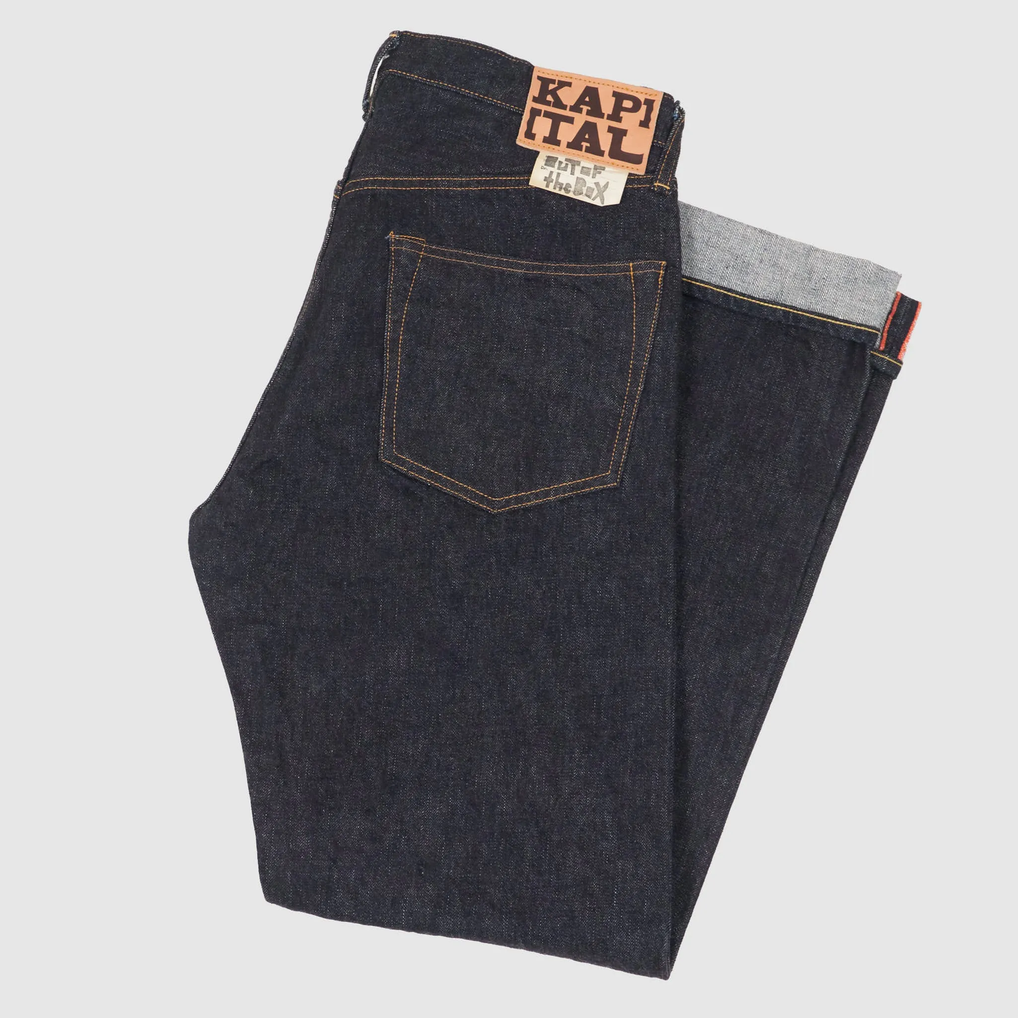 Kapital 5-Pocket 14oz Loose Fitted Red Selvage Denim Jeans sold by DeeCee style product image thumbnail 2