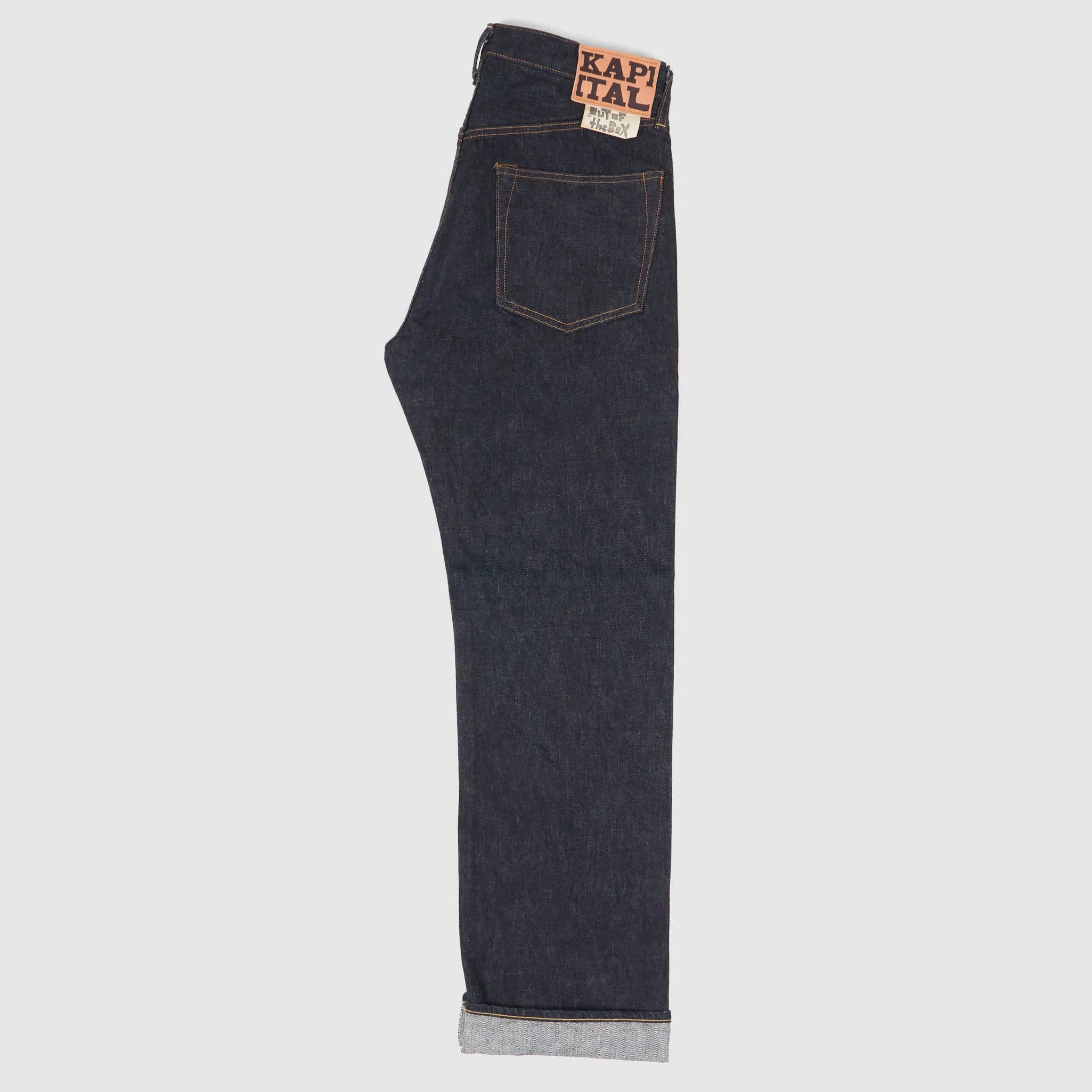Kapital 5-Pocket 14oz Loose Fitted Red Selvage Denim Jeans sold by DeeCee style product image thumbnail 5