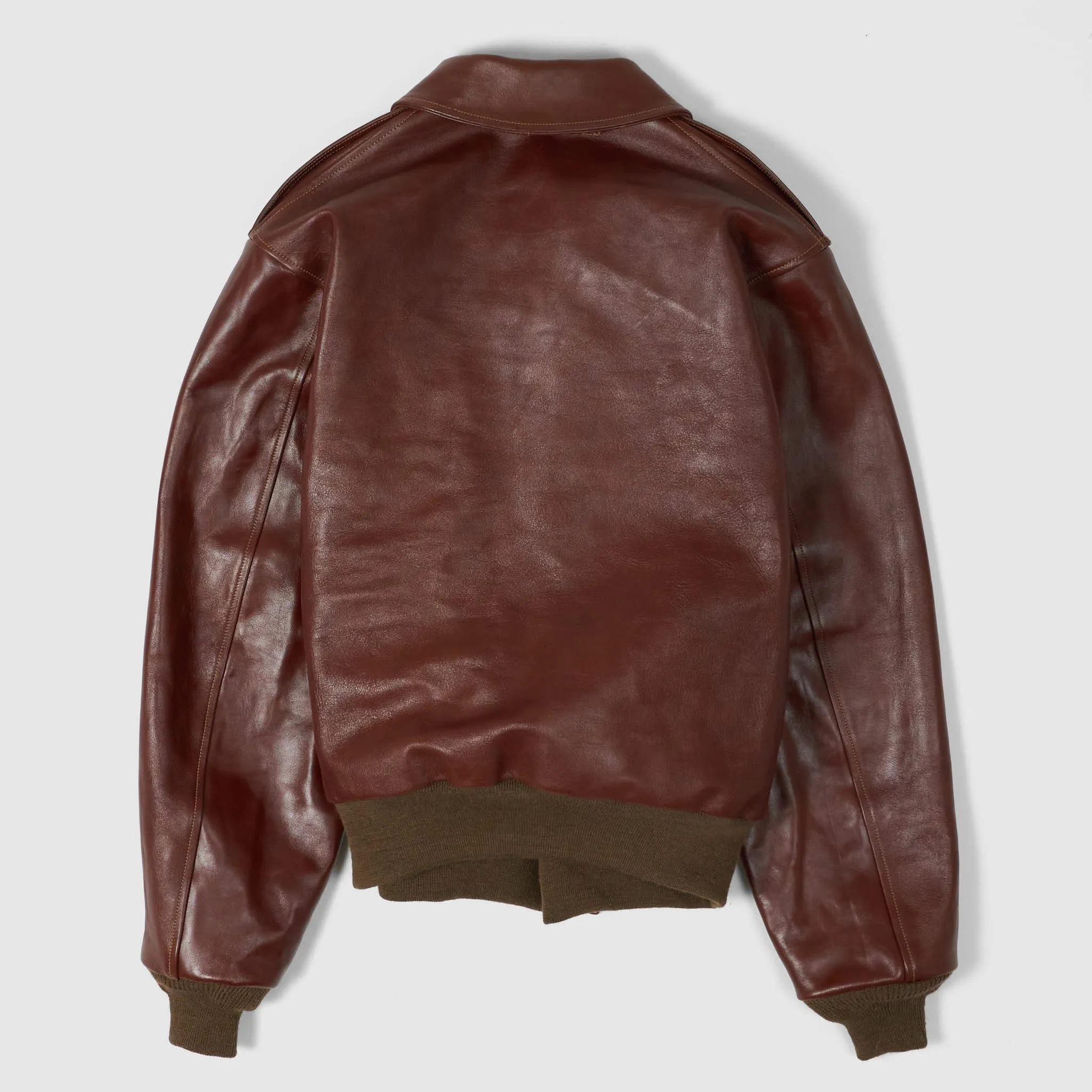 Buzz Ricksons A2 Bronco Leather Jacket sold by DeeCee style product image thumbnail 2