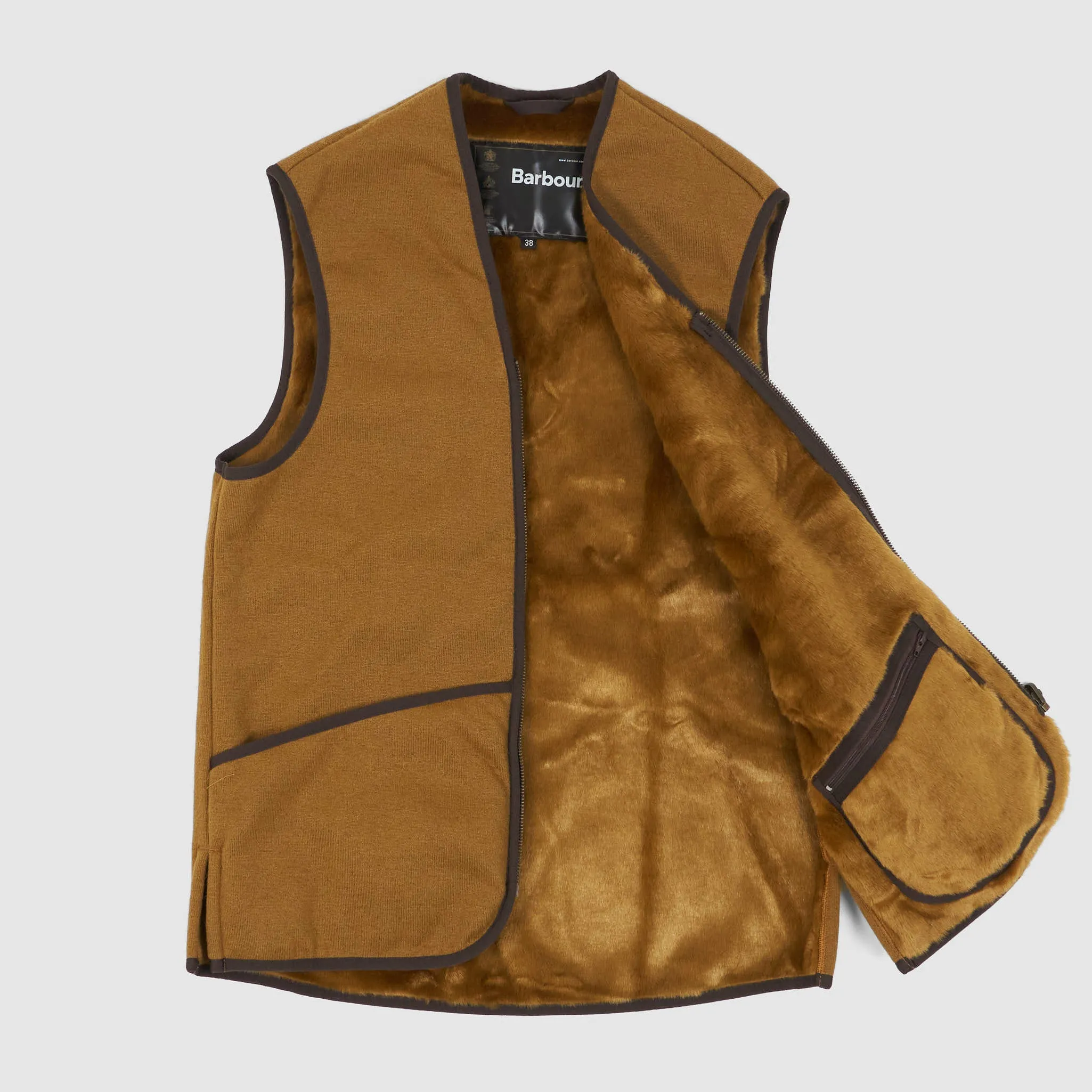 Barbour Zip in Pile Vest sold by DeeCee style product image thumbnail 2