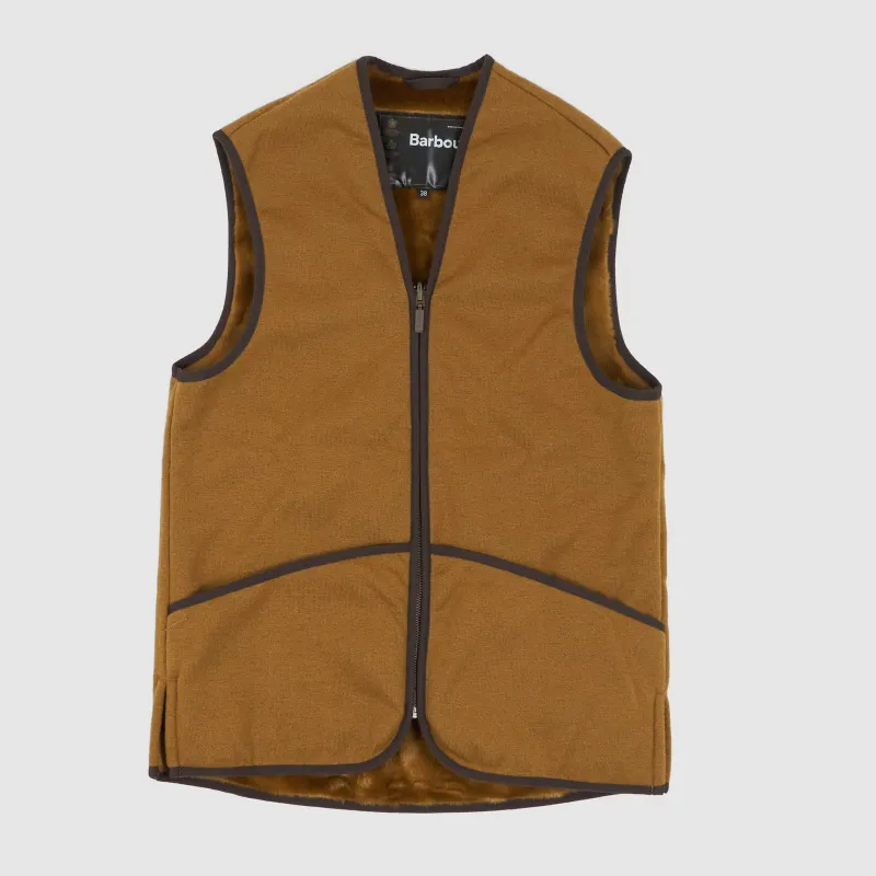 Barbour Zip in Pile Vest sold by DeeCee style