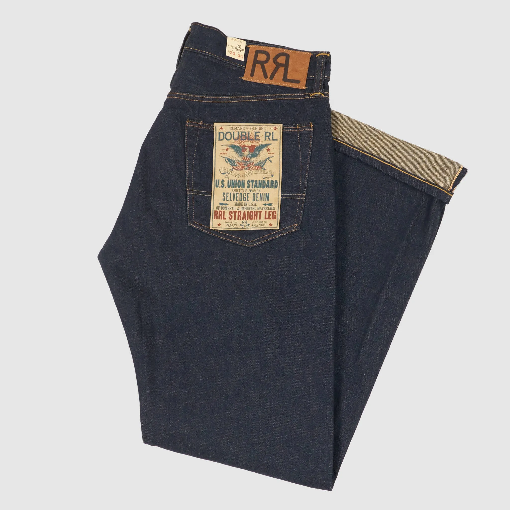Double RL 5-Pocket Straight Leg Denim Jeans sold by DeeCee style product image thumbnail 3