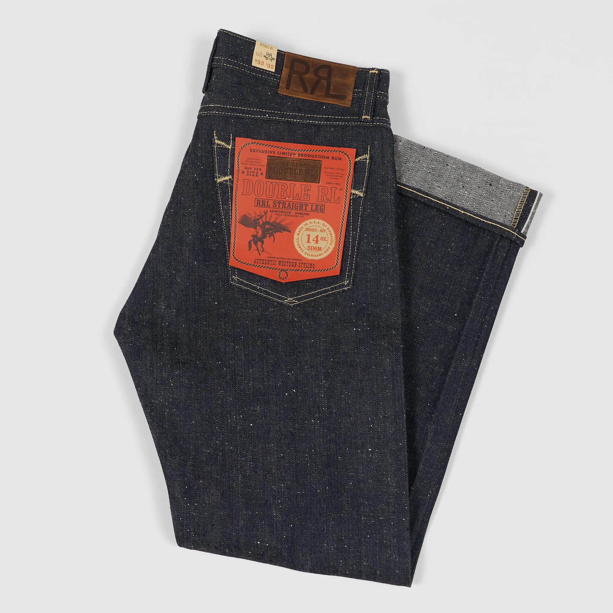 Double RL Limited Edition Straight Indigo Five Pocket Selvage Jeans sold by DeeCee style product image thumbnail 2