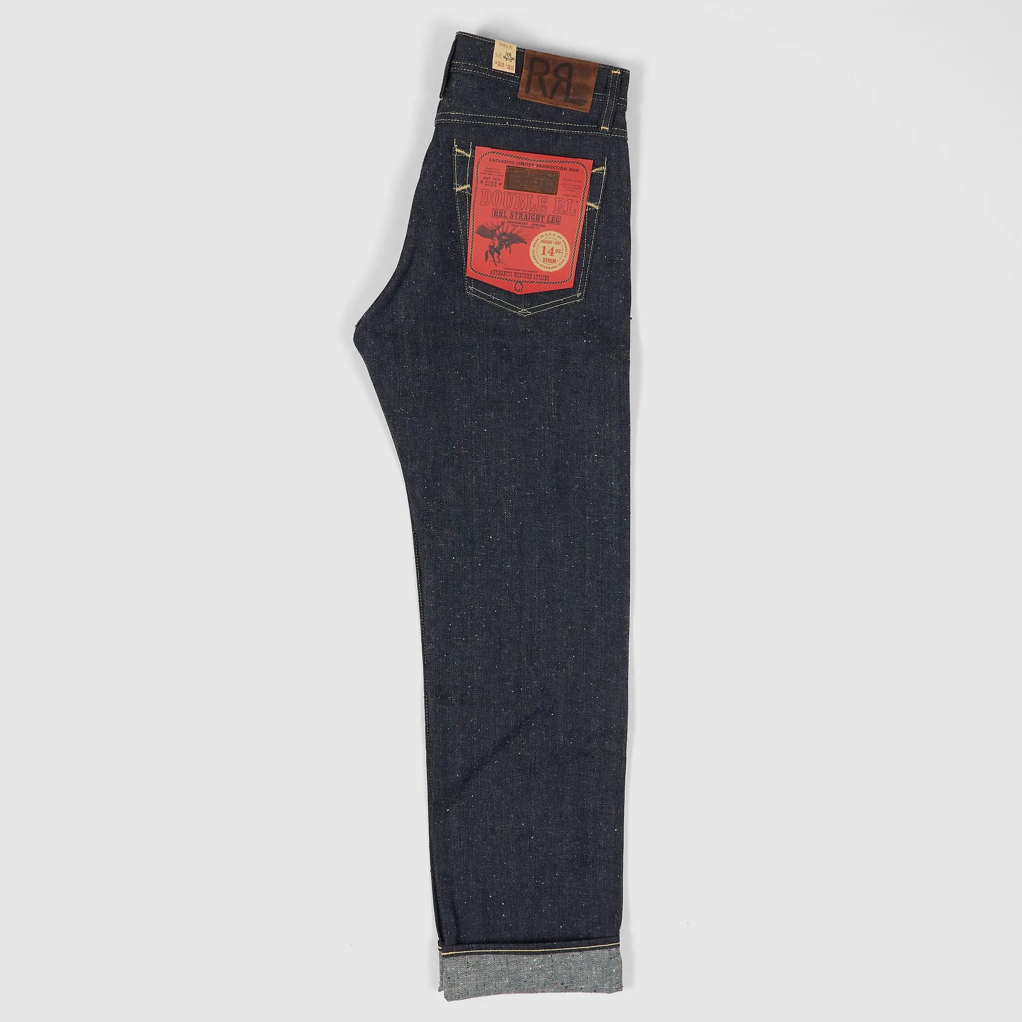 Double RL Limited Edition Straight Indigo Five Pocket Selvage Jeans sold by DeeCee style product image thumbnail 3