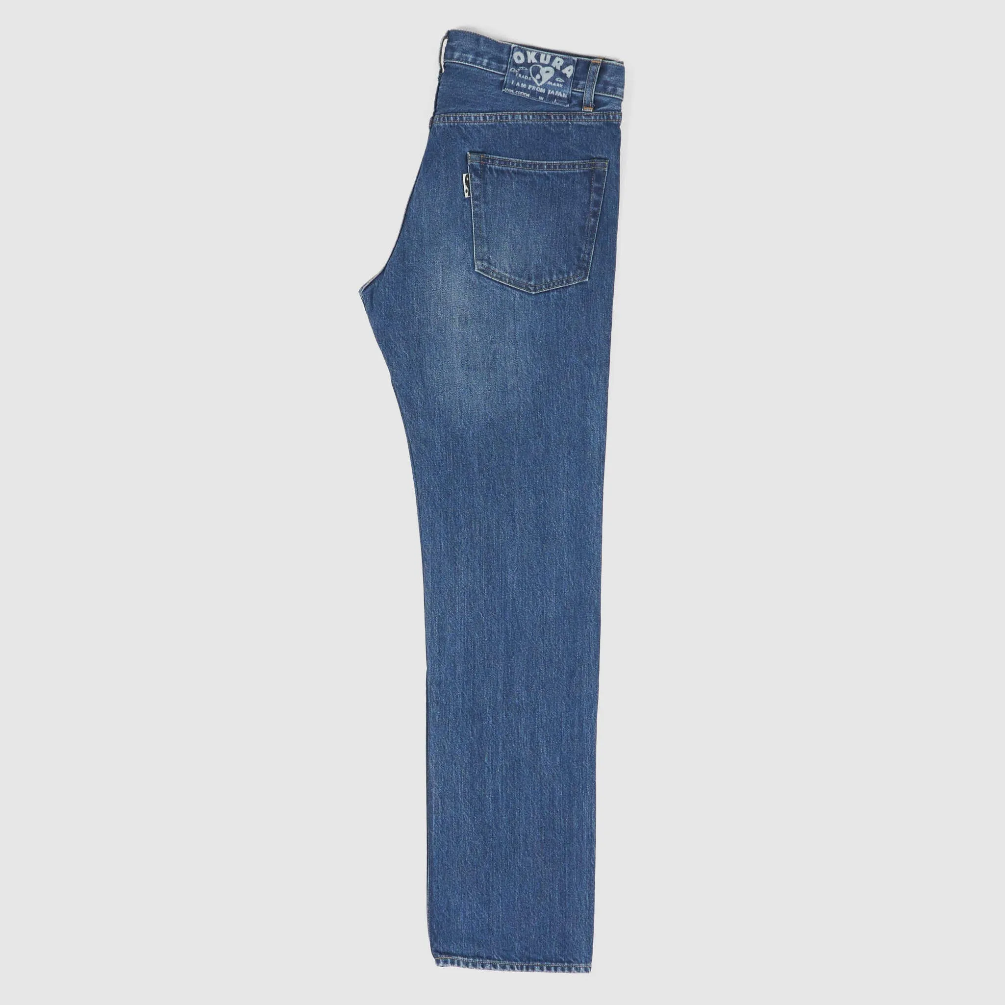 Blue Blue Japan 5-Pocket Okura Heavy Washed Blue Jeans sold by DeeCee style product image thumbnail 4