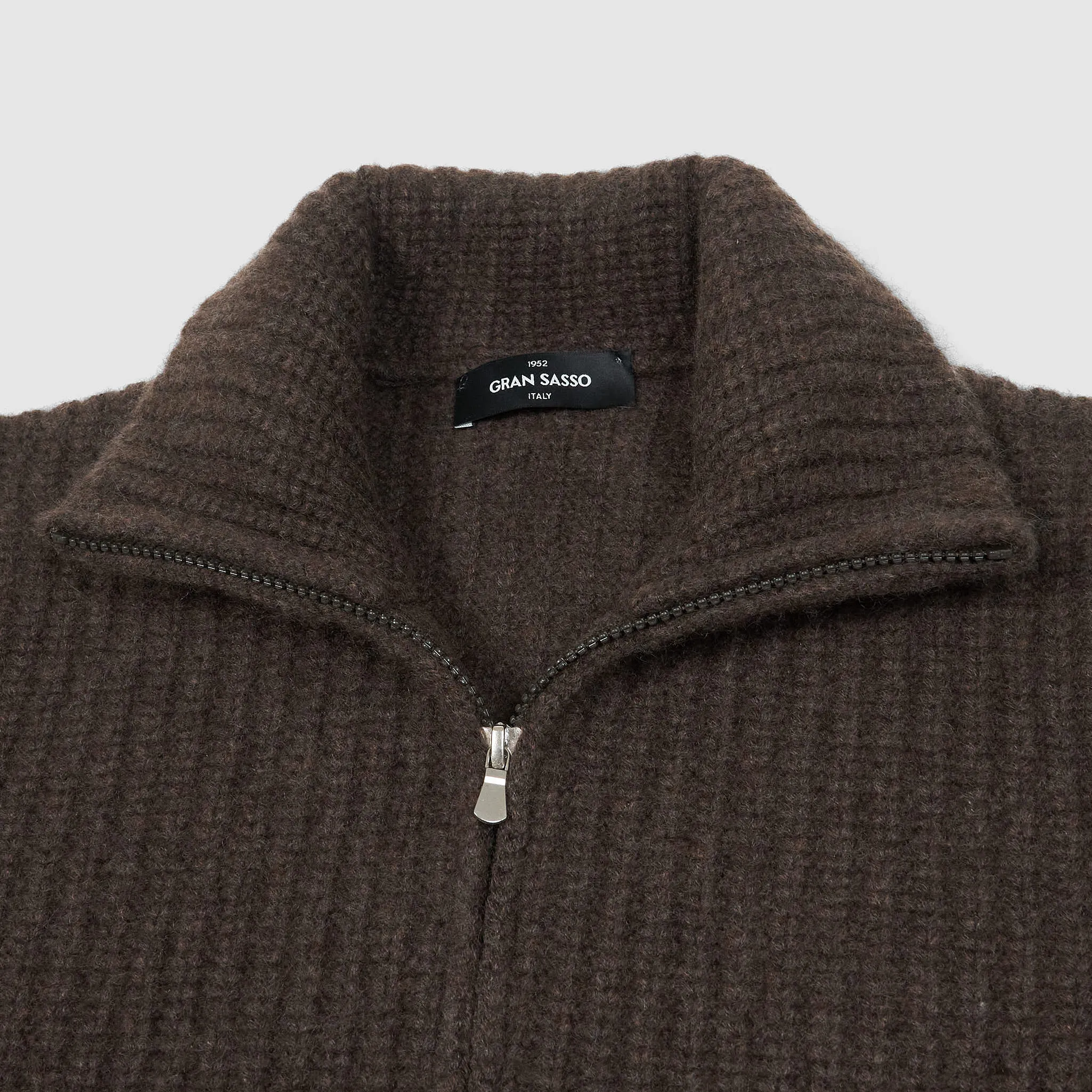 Gran Sasso Full Zip Pure Cashmere Cardigan sold by DeeCee style product image thumbnail 5