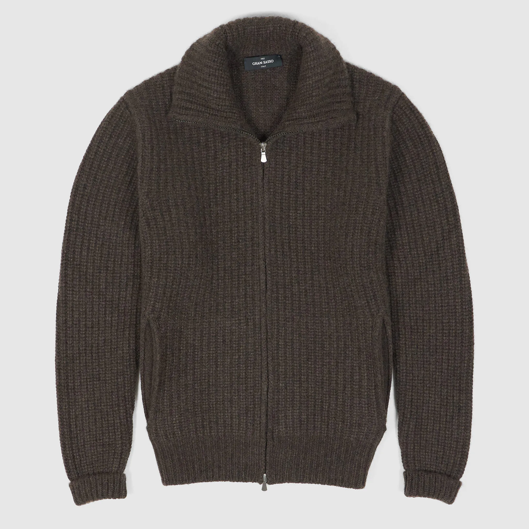 Gran Sasso Full Zip Pure Cashmere Cardigan sold by DeeCee style