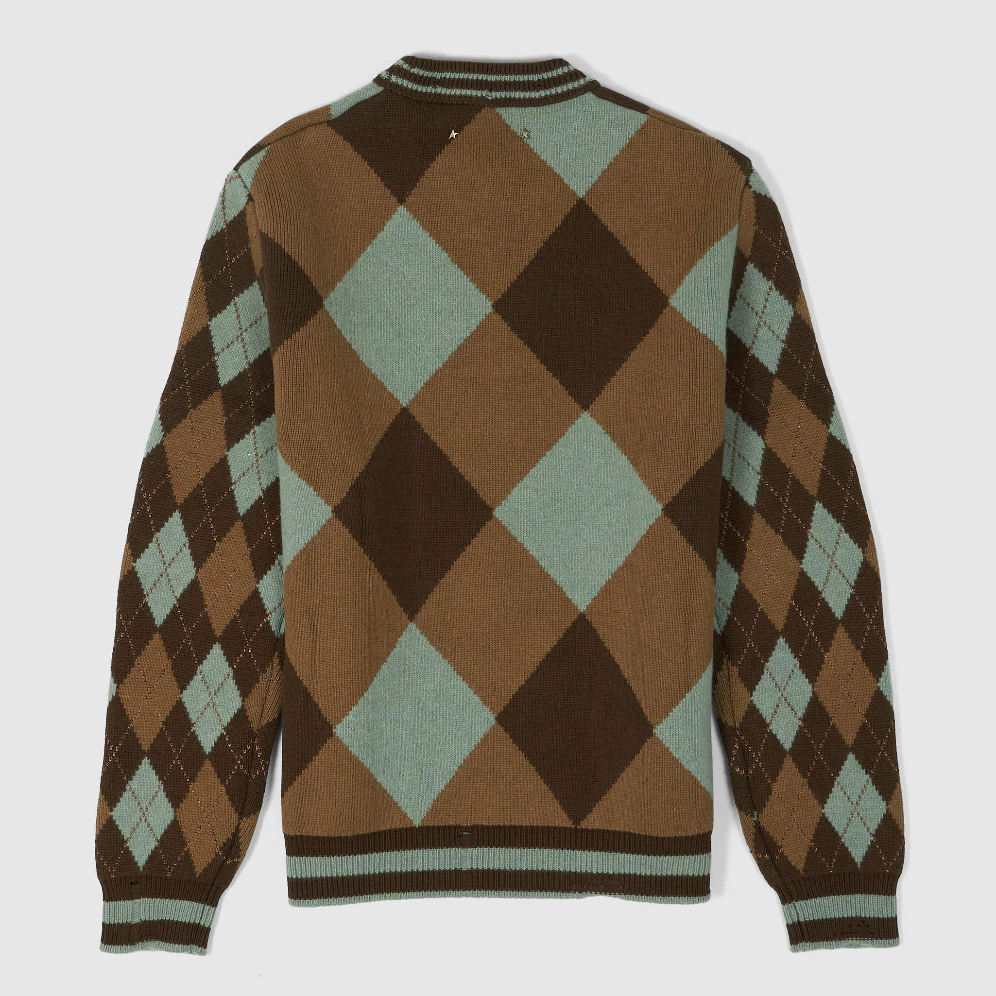 Golden Goose Knitted Diamond Pattern Crew Neck Pullover sold by DeeCee style product image thumbnail 2