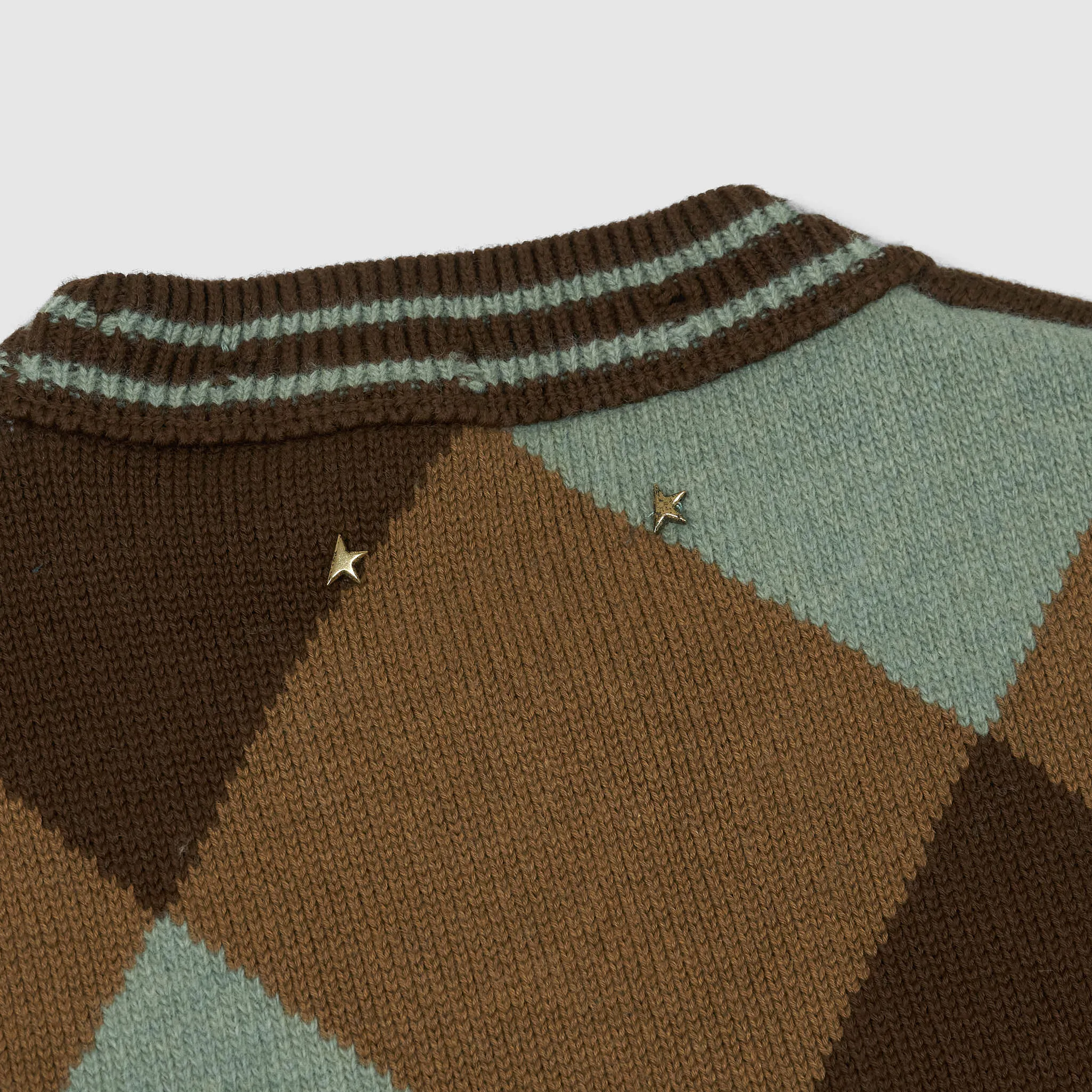 Golden Goose Knitted Diamond Pattern Crew Neck Pullover sold by DeeCee style product image thumbnail 3