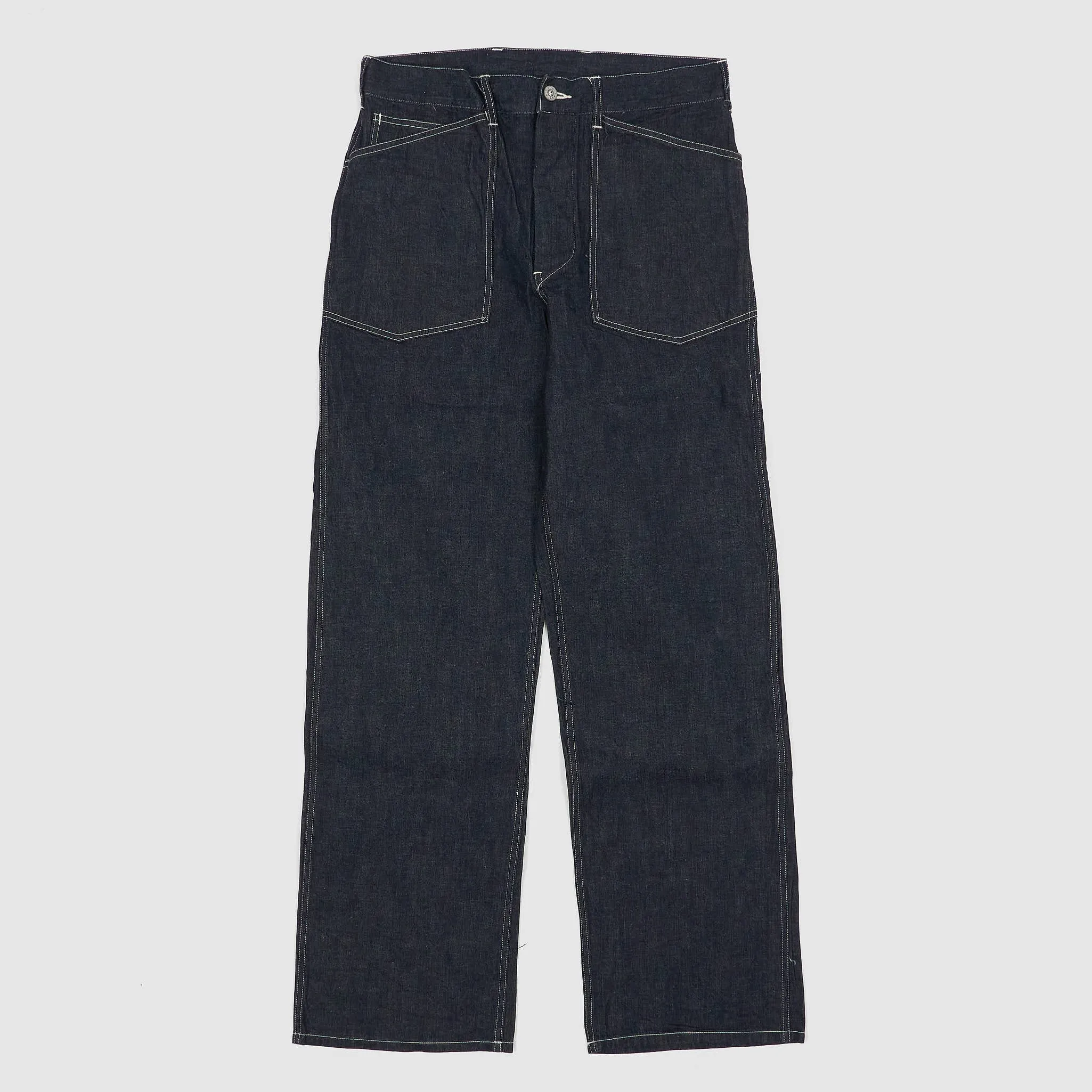 Buzz Rickson's US Navy Fatigue Denim Pants sold by DeeCee style