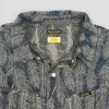 Kapital Jacquard Woven Feather Denim Western Shirt sold by DeeCee style