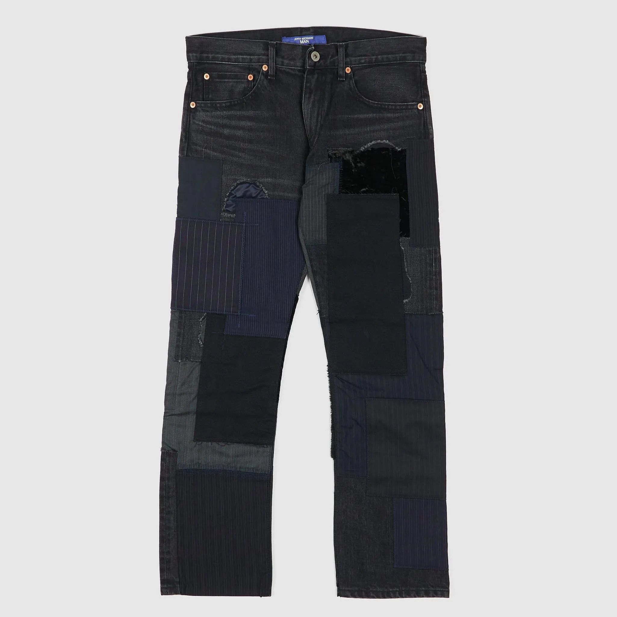 Junya Watanabe Man Patchwork Jeans sold by DeeCee style