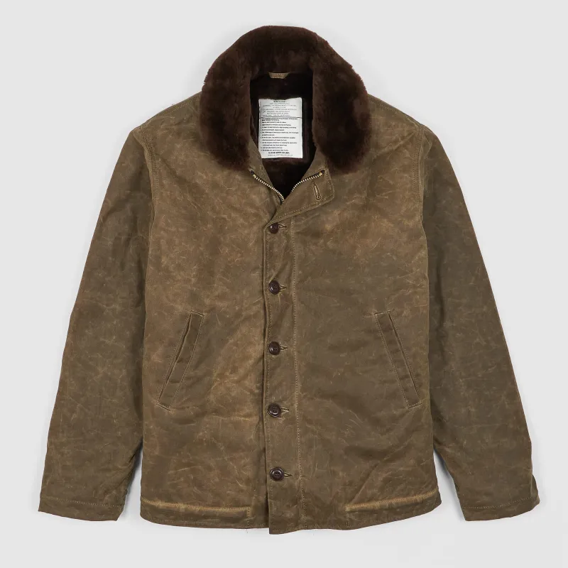 Dehen 1920 N-1 US-Deck Jacket Shearling Version sold by DeeCee style