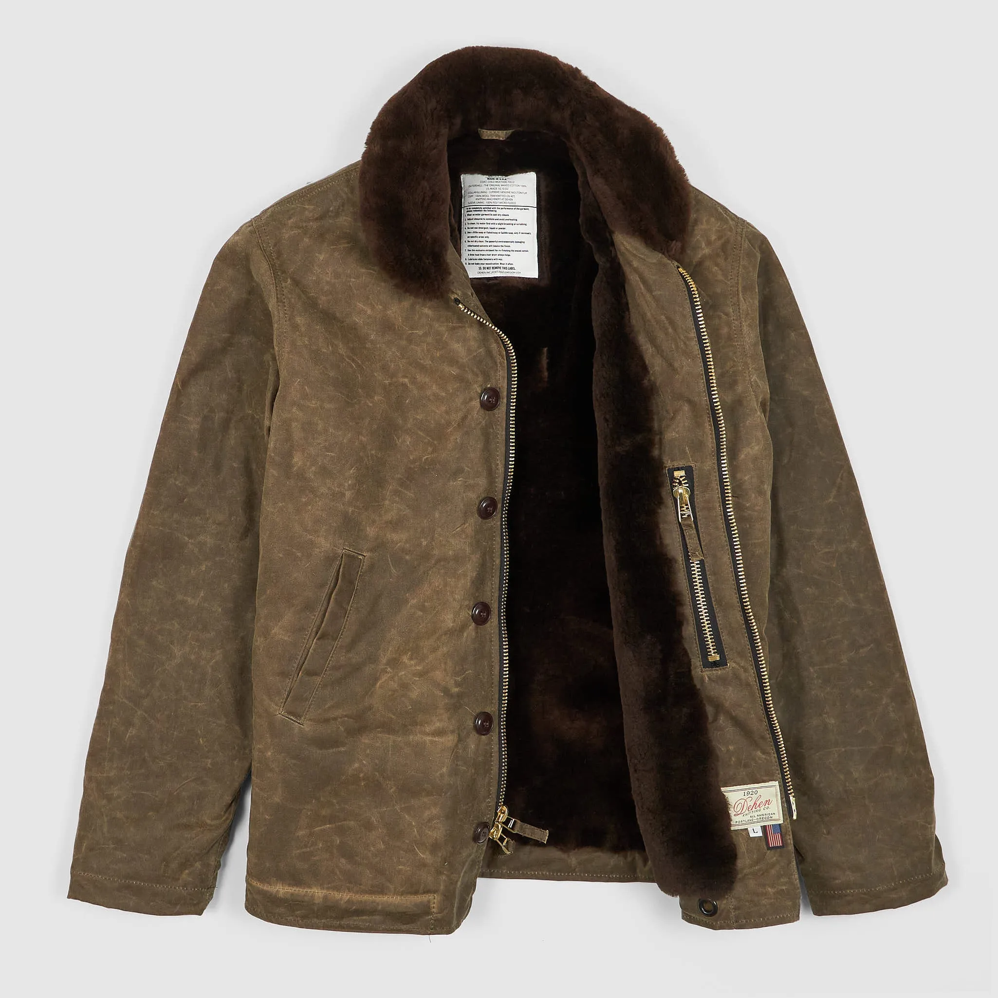 Dehen 1920 N-1 US-Deck Jacket Shearling Version sold by DeeCee style product image thumbnail 3