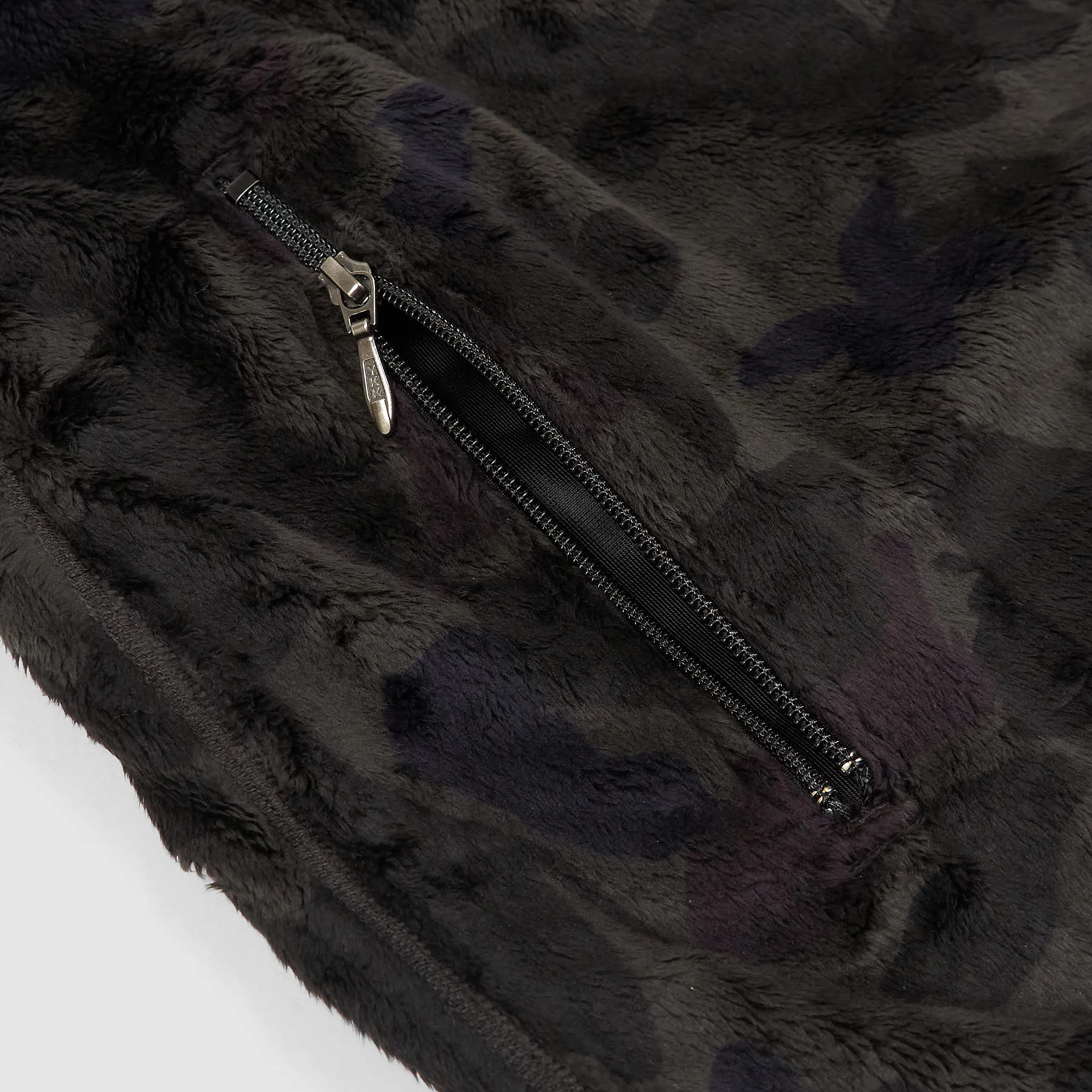 Needles Japan Full Zip Micro Fur Fleece Charcoal Jacket sold by DeeCee style product image thumbnail 5