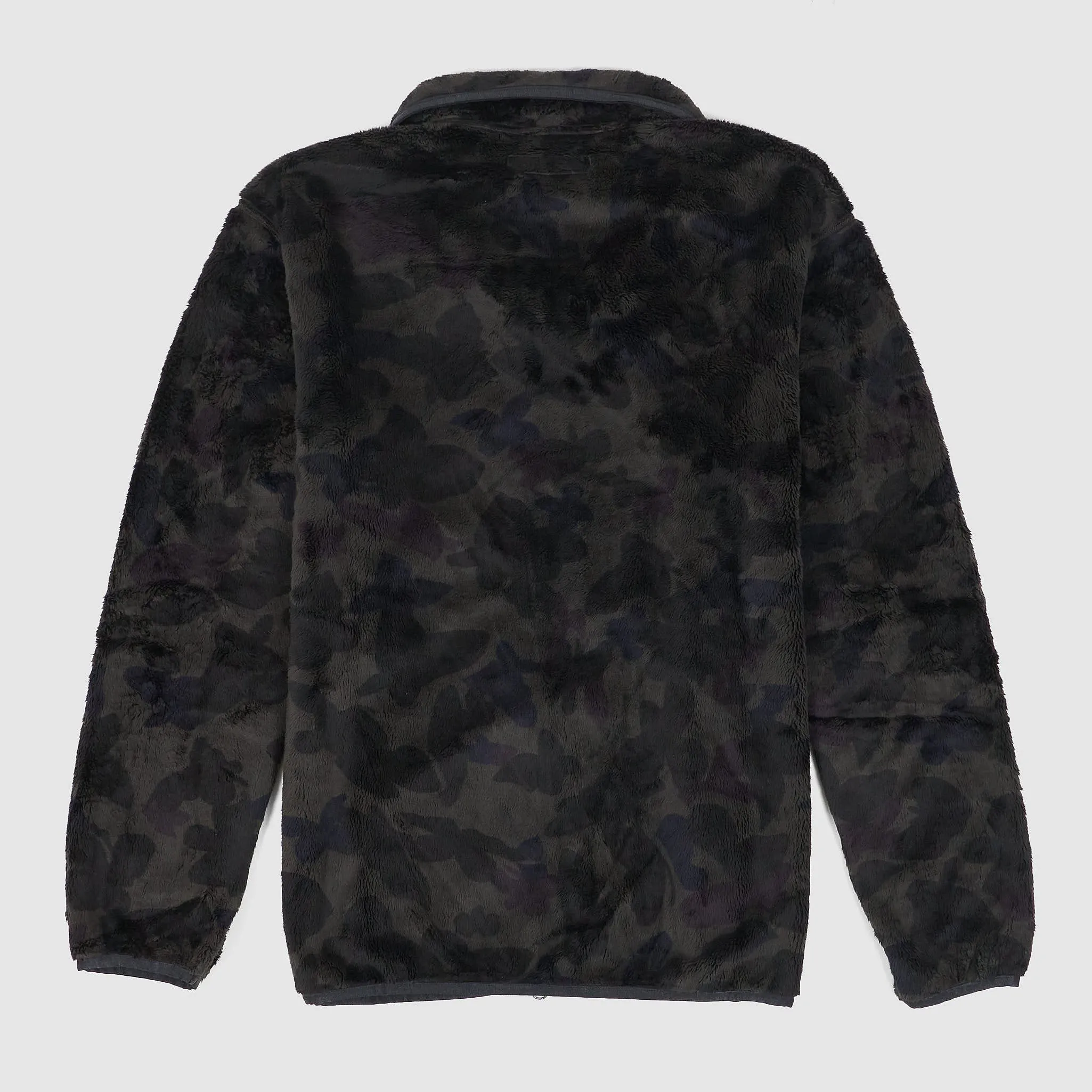 Needles Japan Full Zip Micro Fur Fleece Charcoal Jacket sold by DeeCee style product image thumbnail 3