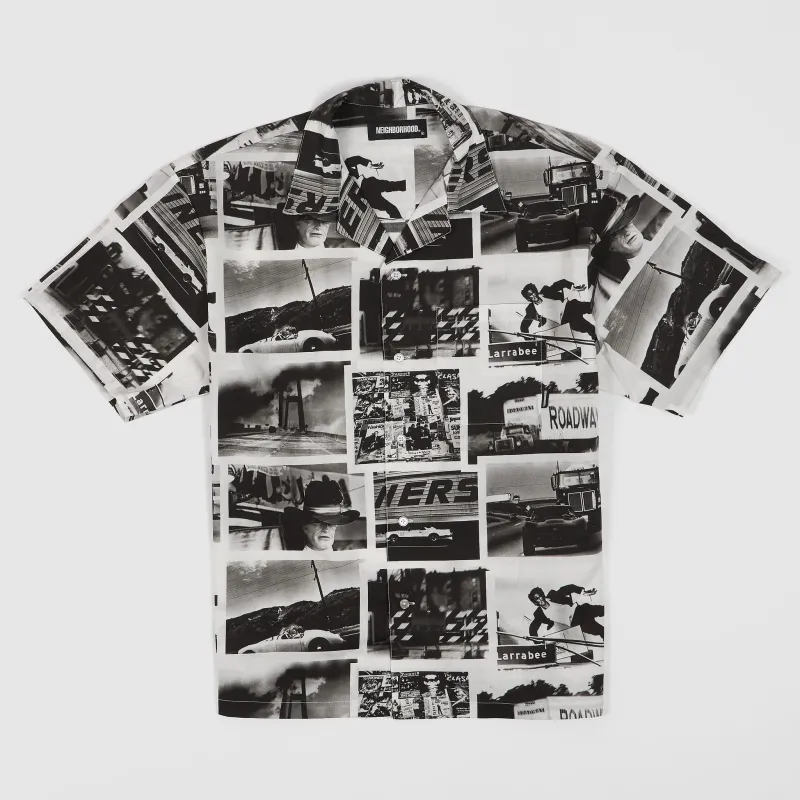 Neighborhood Printed Short Sleeve Camp Collar Shirt sold by DeeCee style