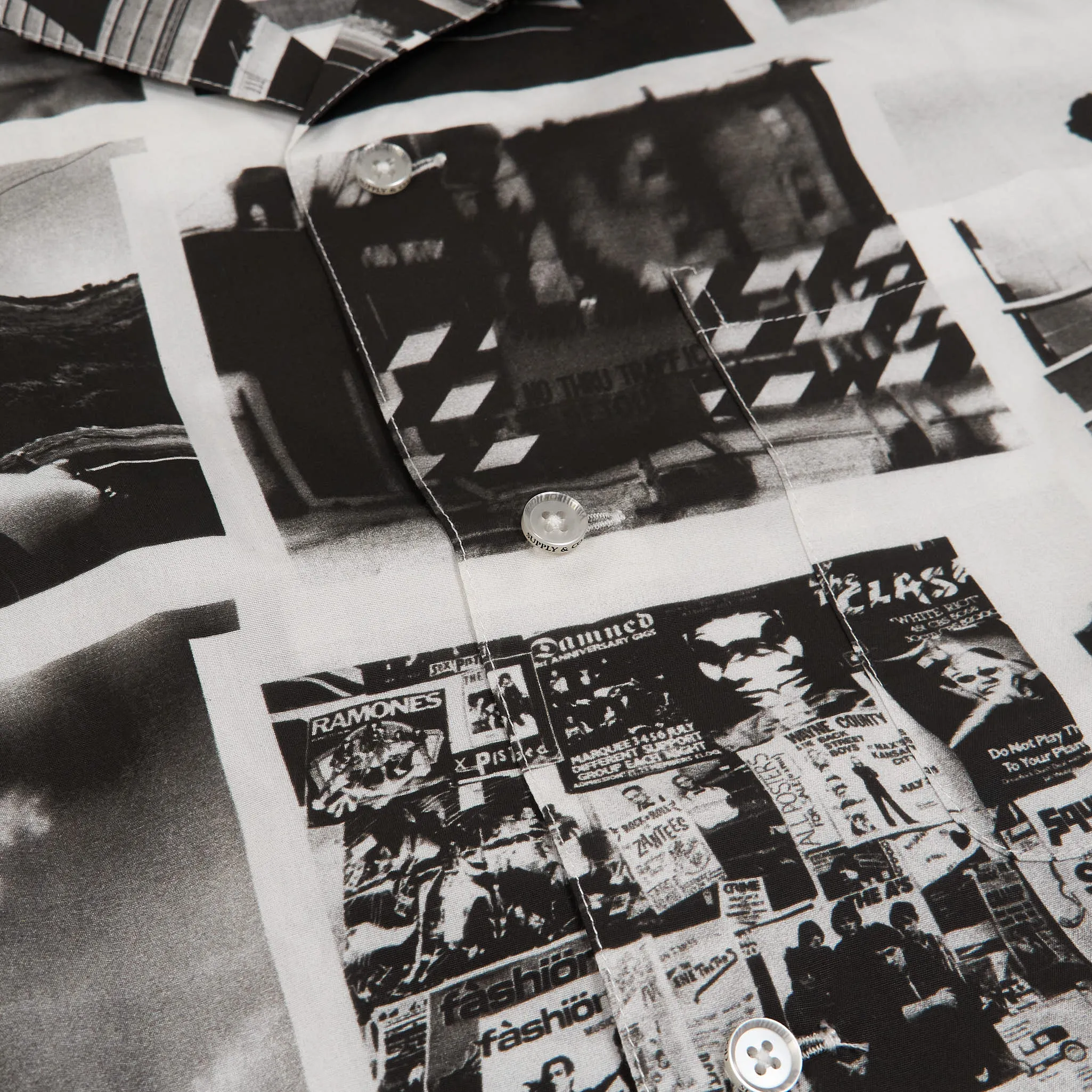 Neighborhood Printed Short Sleeve Camp Collar Shirt sold by DeeCee style product image thumbnail 4