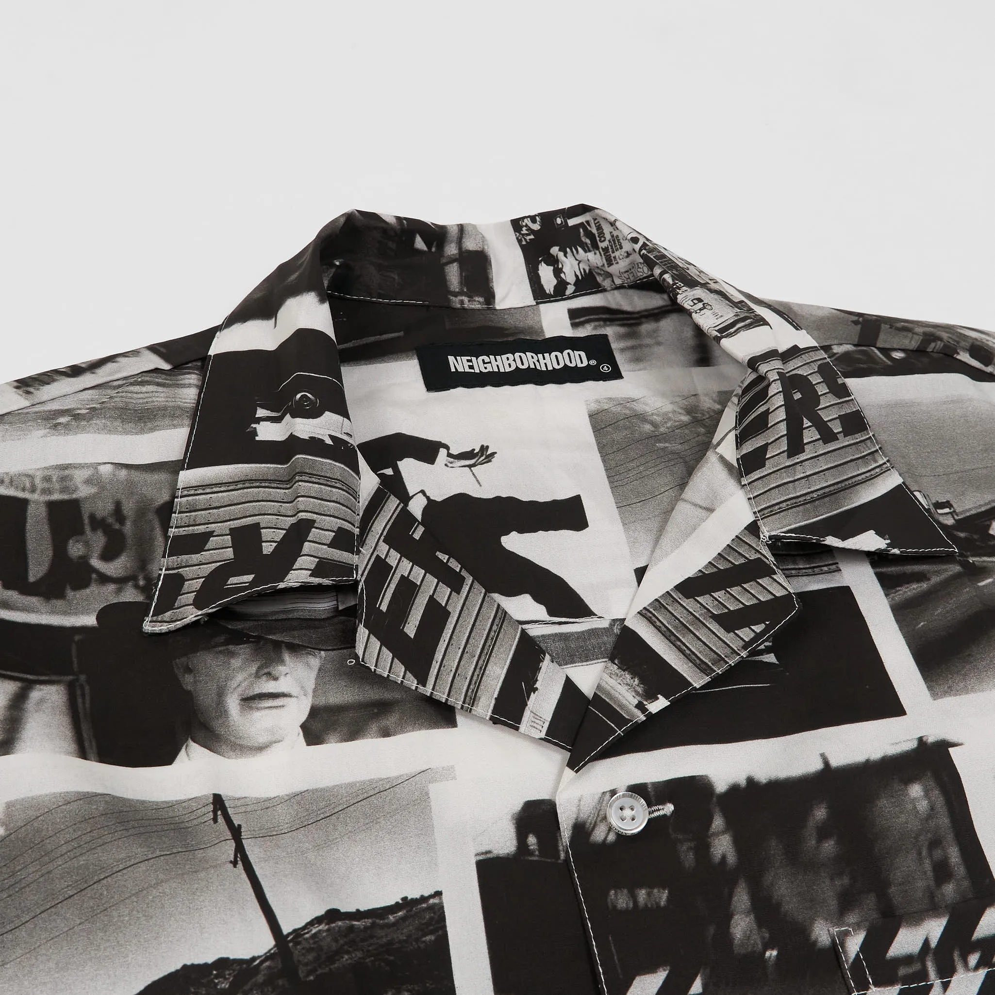 Neighborhood Printed Short Sleeve Camp Collar Shirt sold by DeeCee style product image thumbnail 3